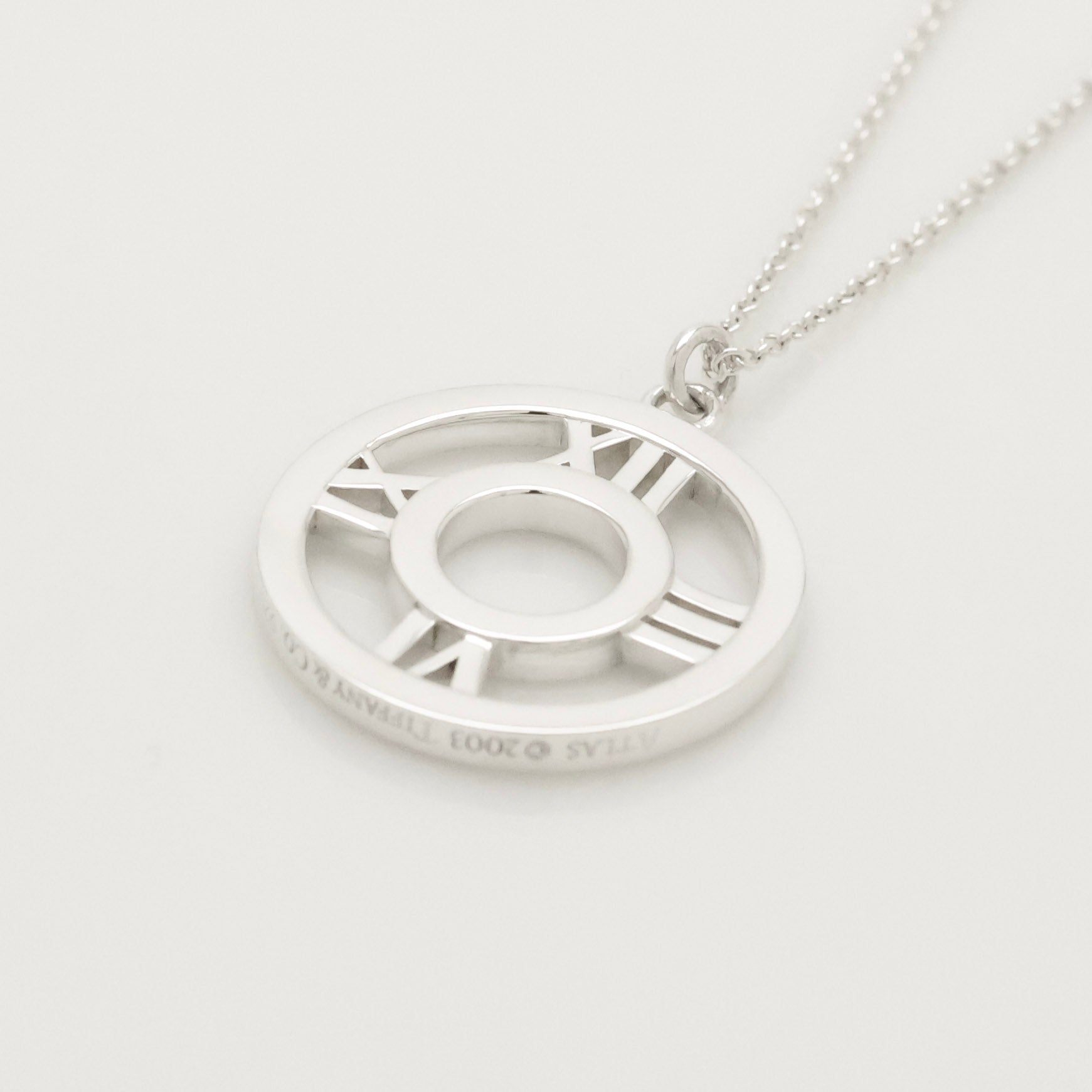 TIFFANY&Co. オープン アトラス サークル ネックレス AG925