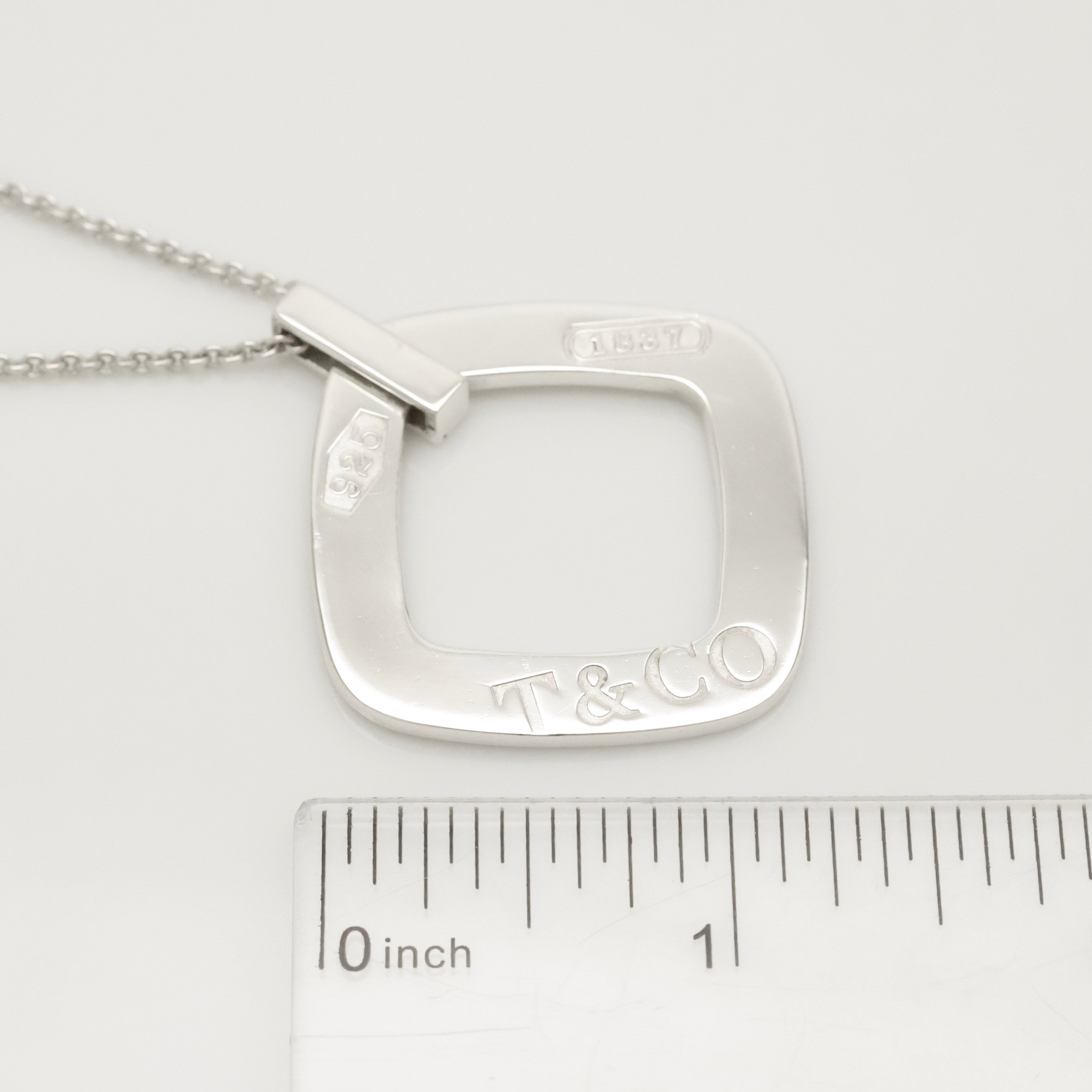 TIFFANY&Co. 1837 モンタージュ スクエア ネックレス AG925