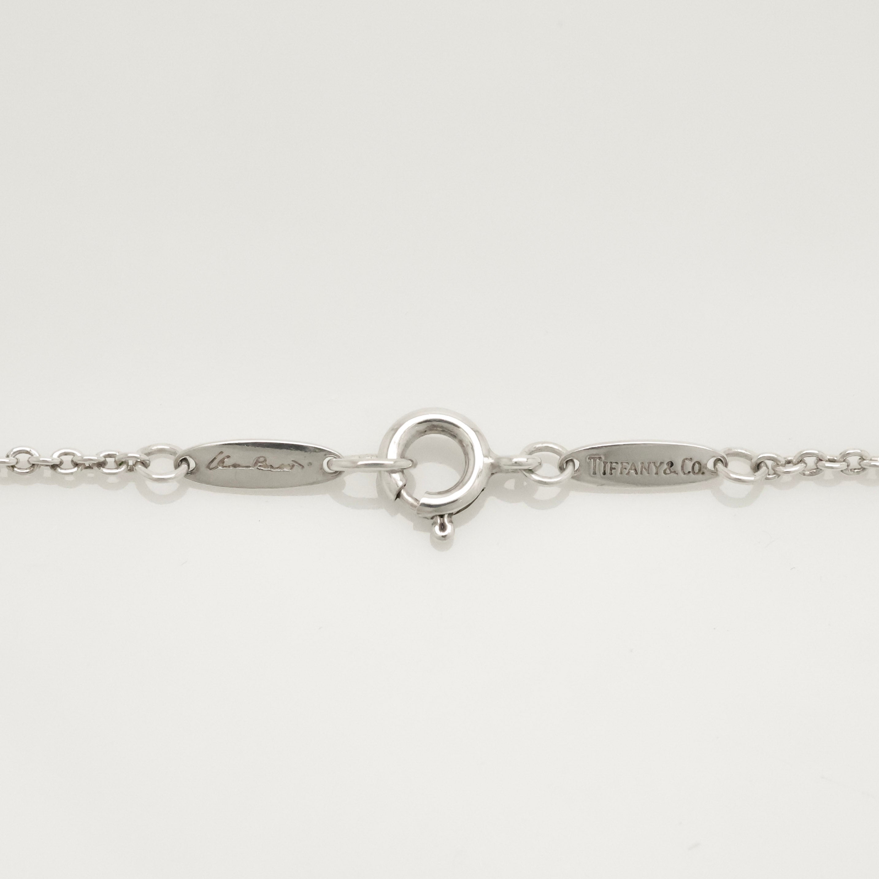 TIFFANY&Co. レター イニシャル T エルサペレッティ ネックレス AG925