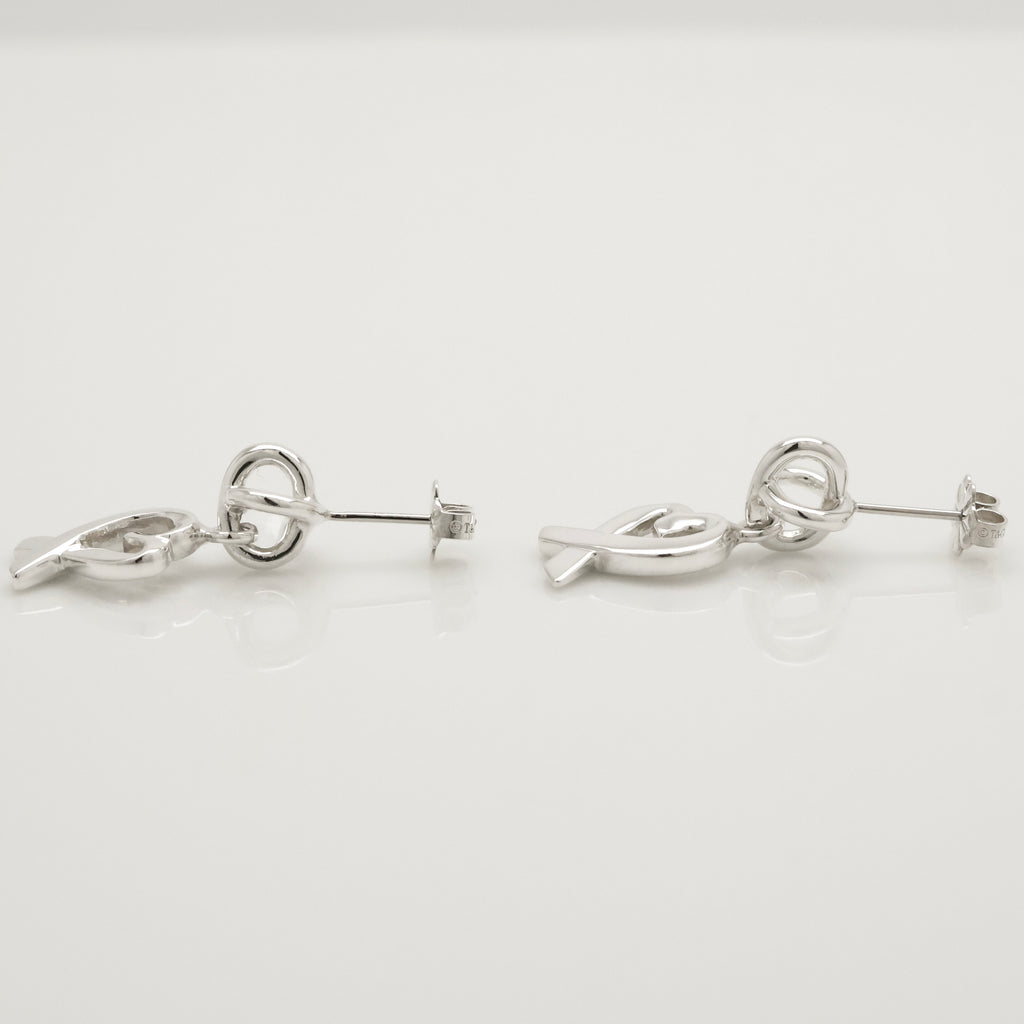 TIFFANY&Co. ラビングハート パロマピカソ ドロップ スタッド ピアス AG925