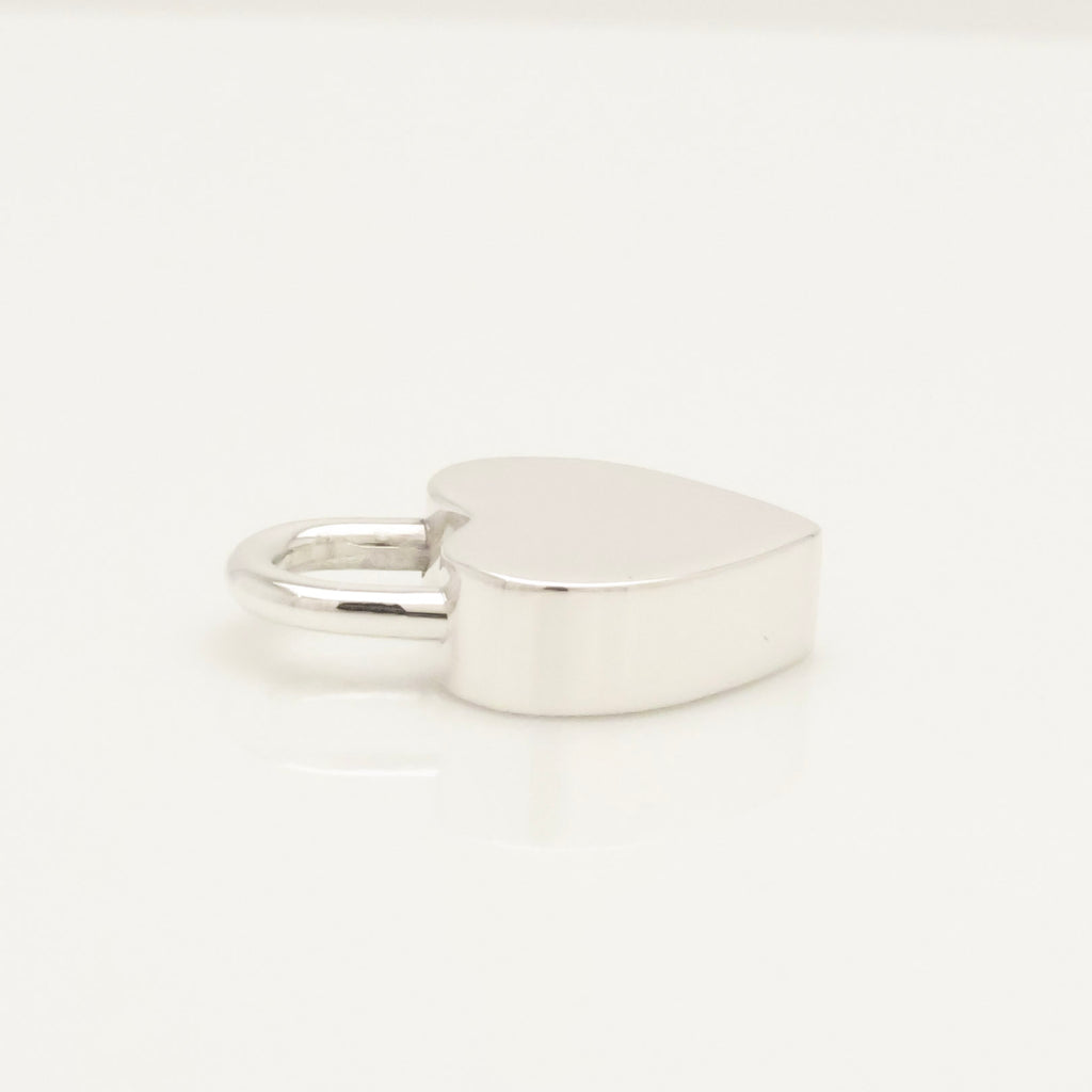 Tiffany & Co. Heart Lock Padlock Pendant Charm Sterling Silver 925