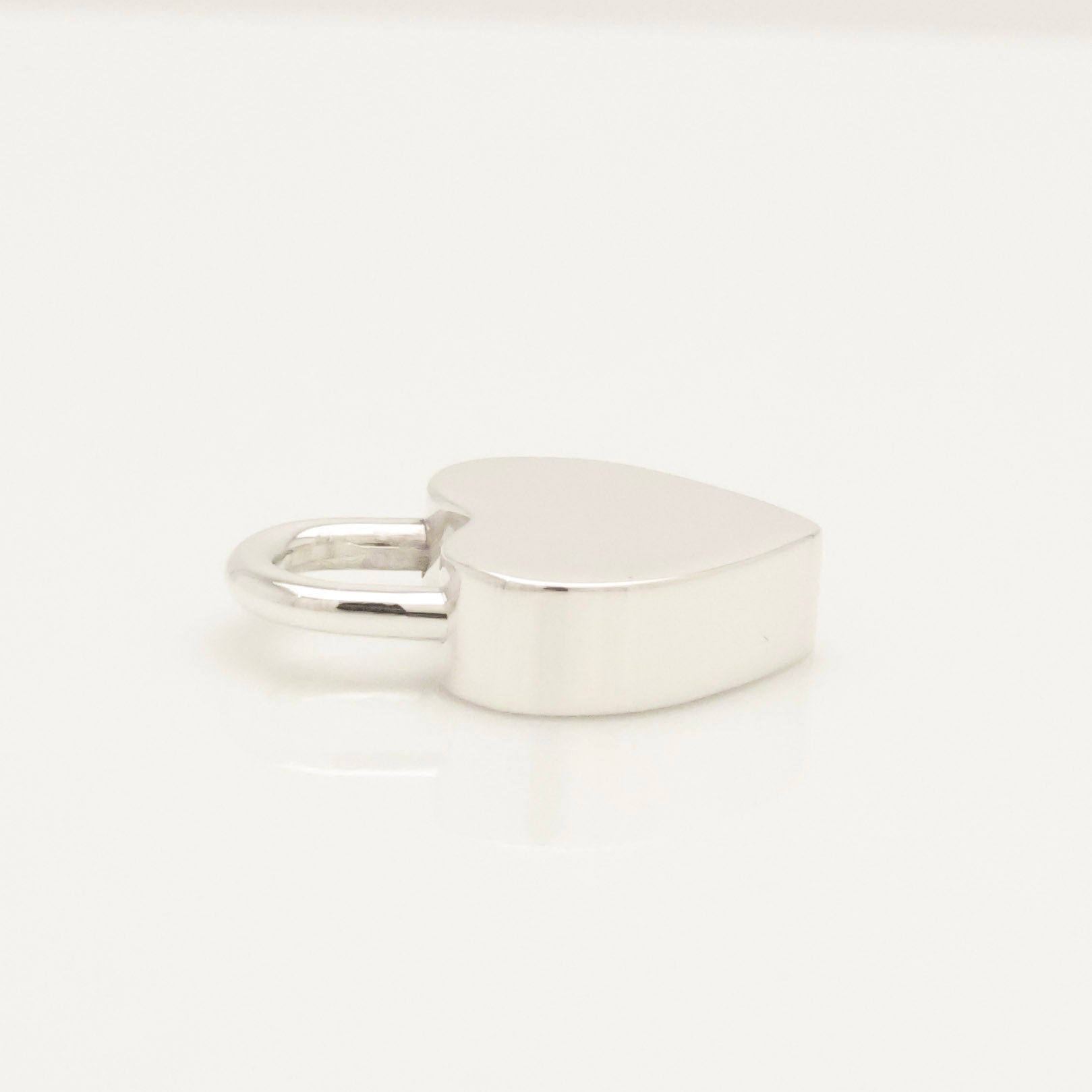 Tiffany & Co. Heart Lock Padlock Pendant Charm Sterling Silver 925