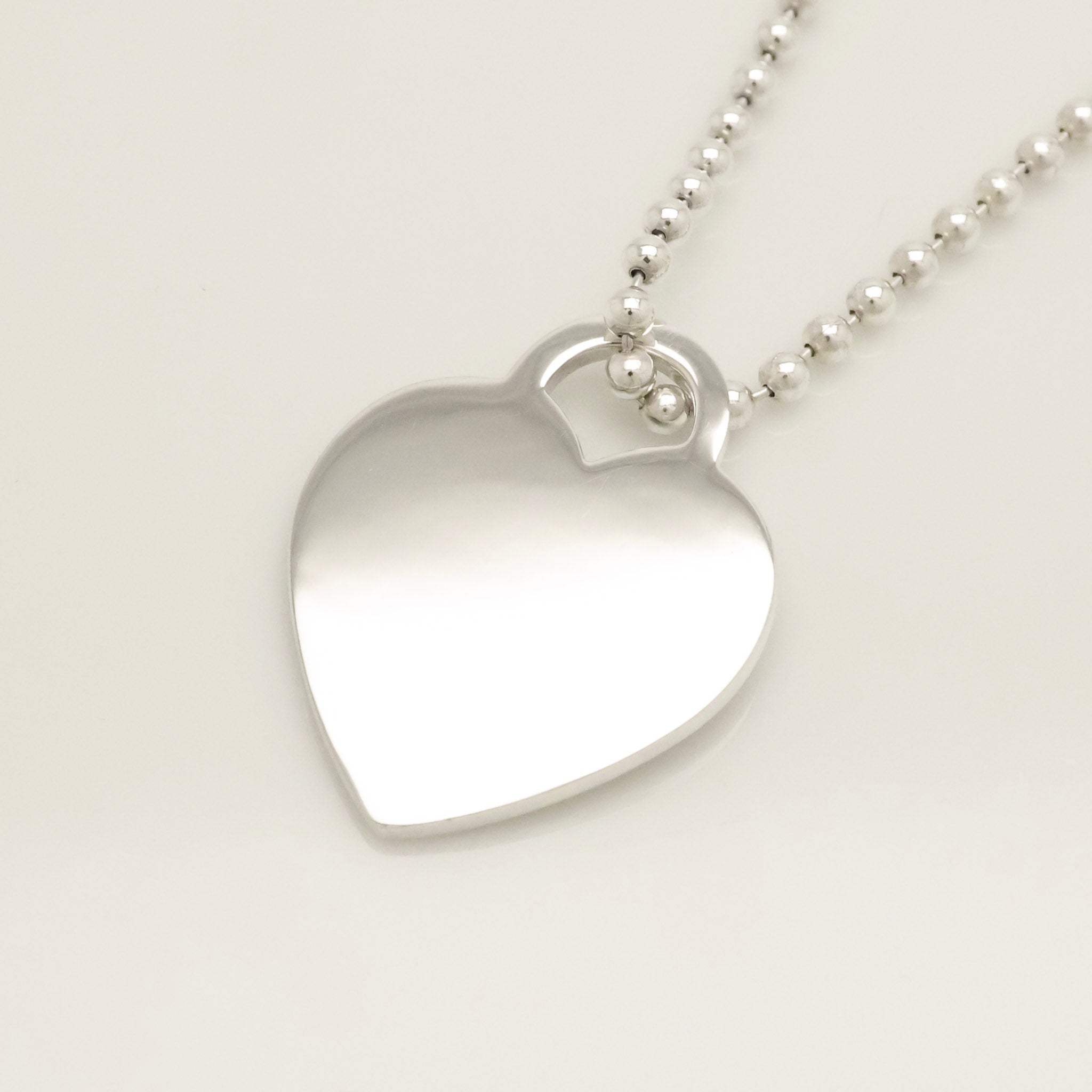 TIFFANY&Co. リターントゥ ティファニー ハート タグ ボール チェーン ネックレス AG925