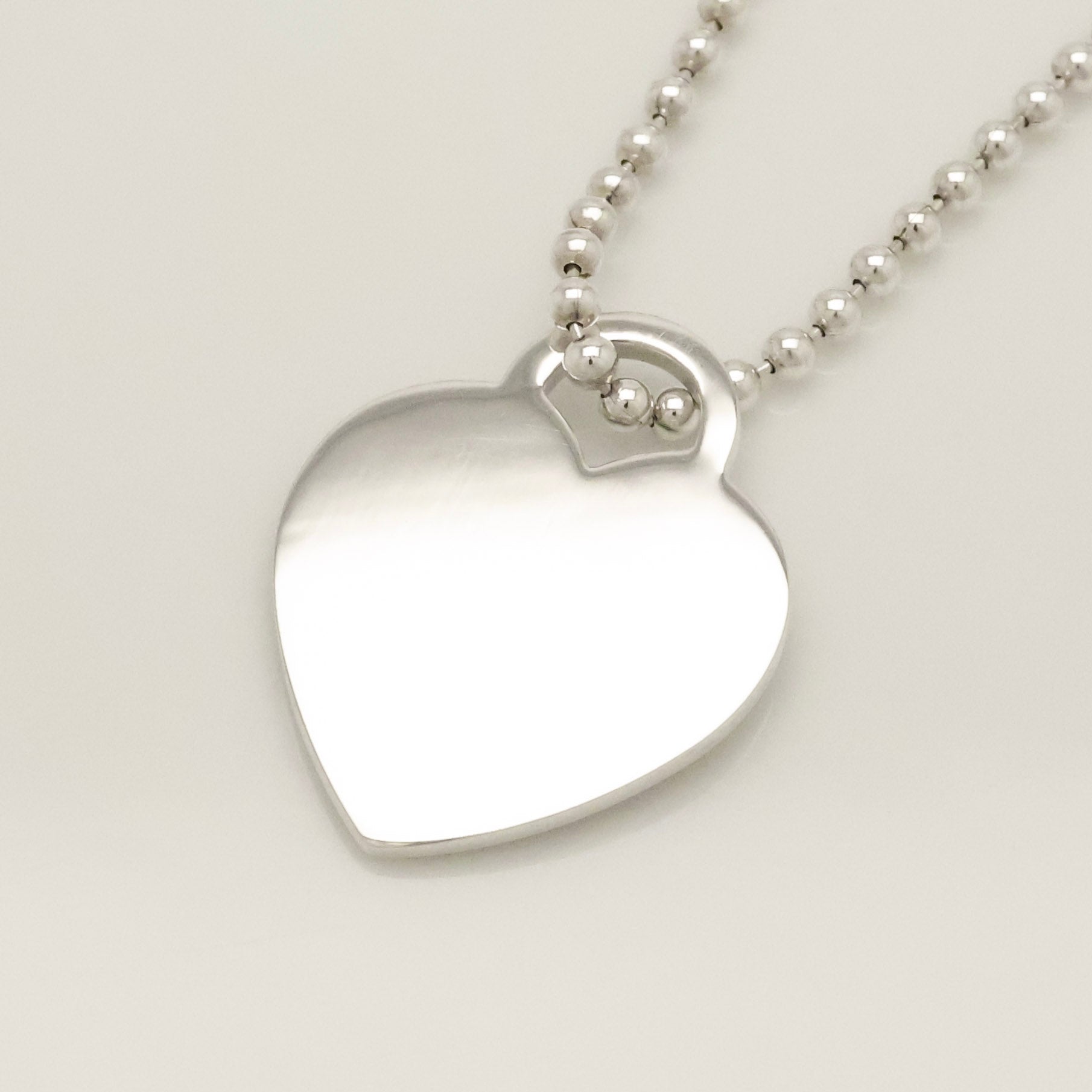 TIFFANY&Co. リターントゥ ティファニー ハート タグ ボール チェーン ネックレス AG925