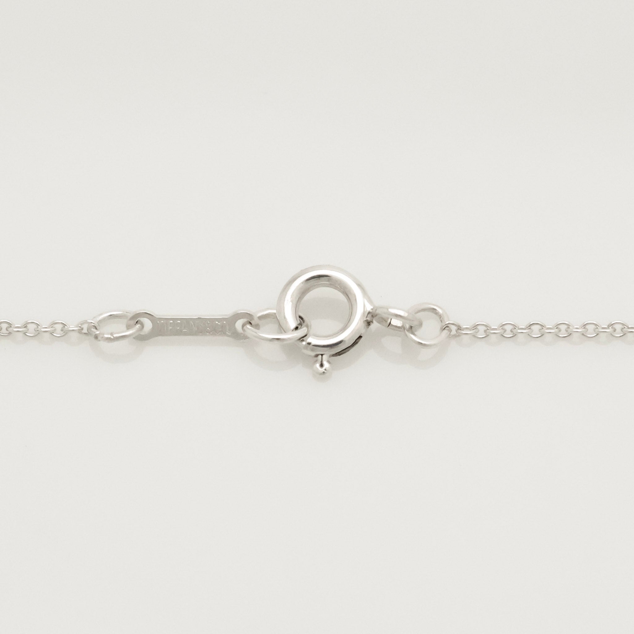  Tiffany & Co. Peretti Large  Bean Necklace  Sterling Silver 925 
