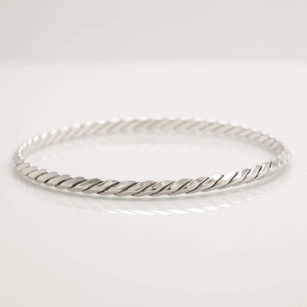 TIFFANY&Co. ツイスト ロープ バングル ブレスレット AG925