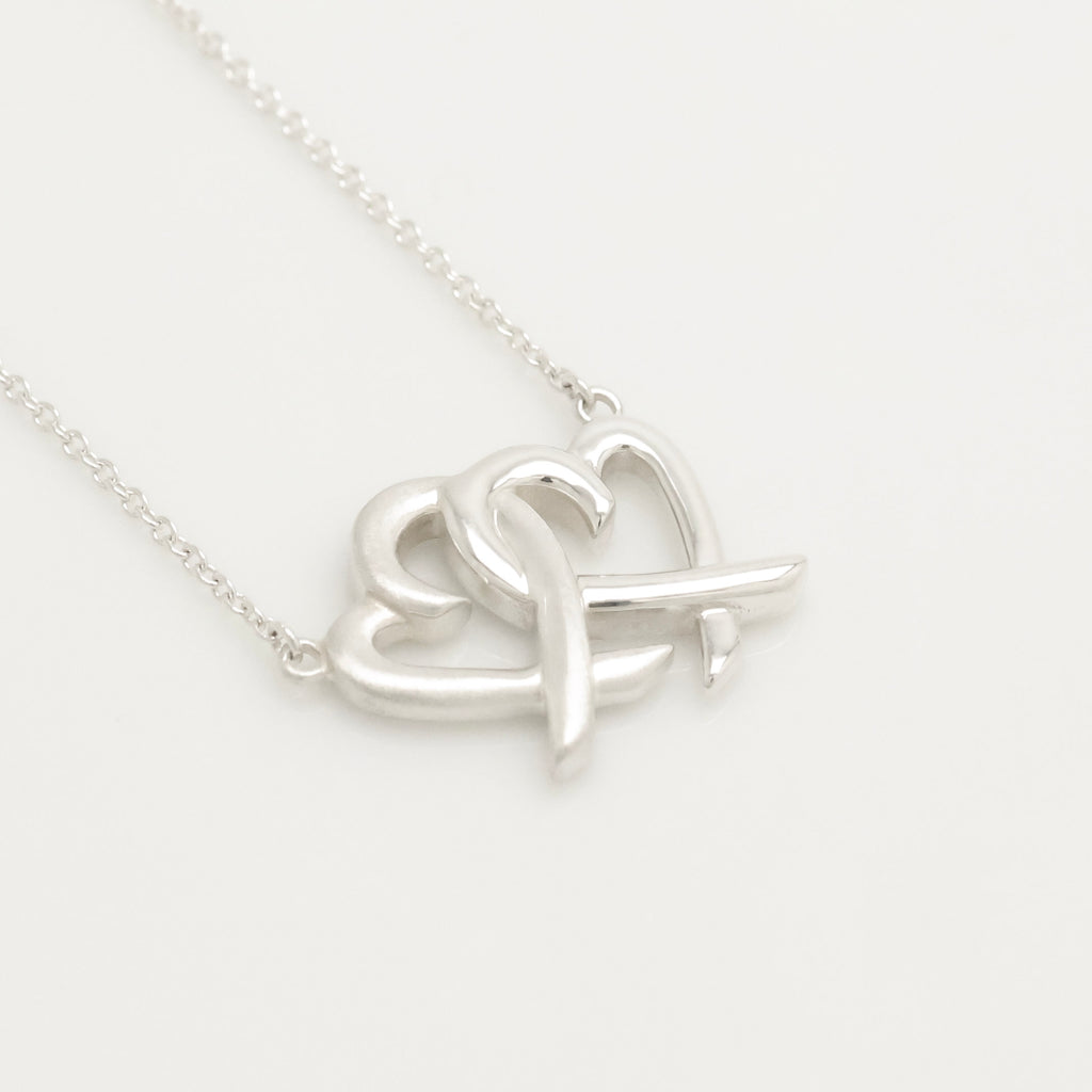 TIFFANY&Co. ダブル ラビングハート パロマピカソ ネックレス AG925