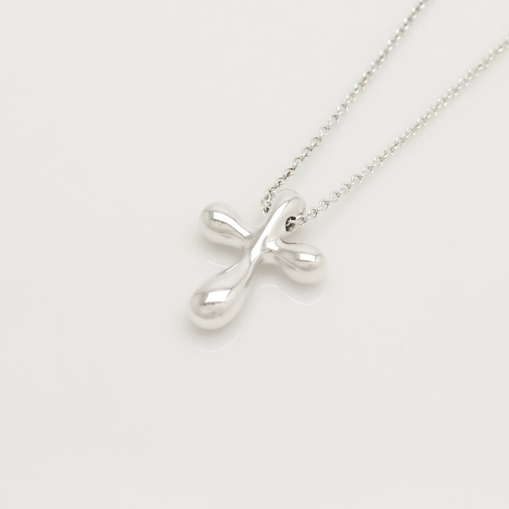 TIFFANY&Co. ミニ クロス エルサペレッティ ネックレス AG925