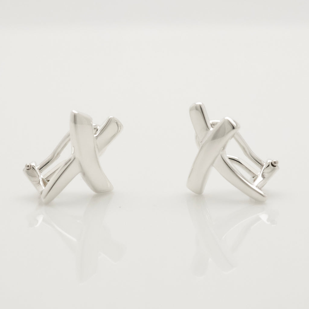 TIFFANY&Co. キス クロス パロマピカソ クリップ イヤリング AG925
