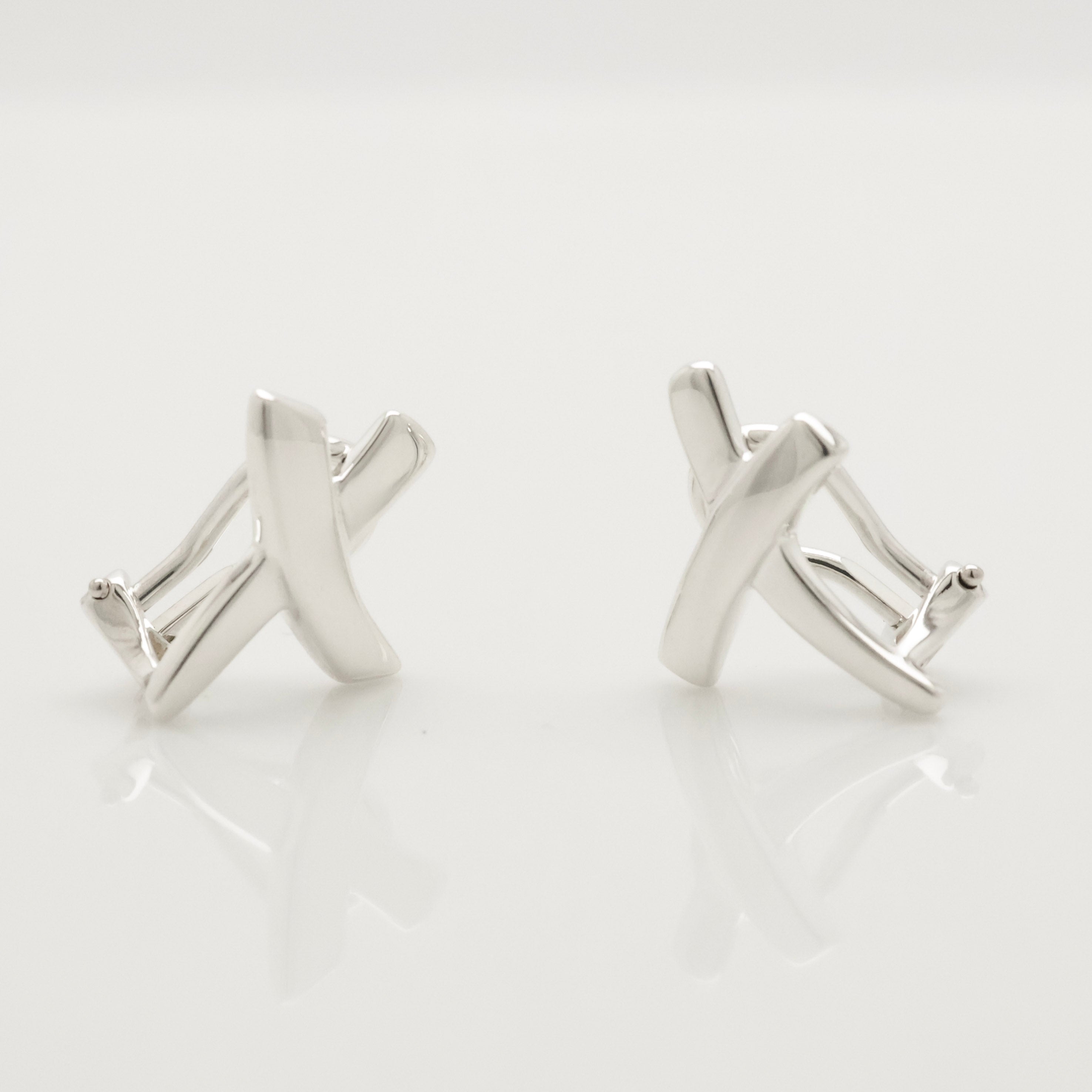 TIFFANY&Co. キス クロス パロマピカソ クリップ イヤリング AG925