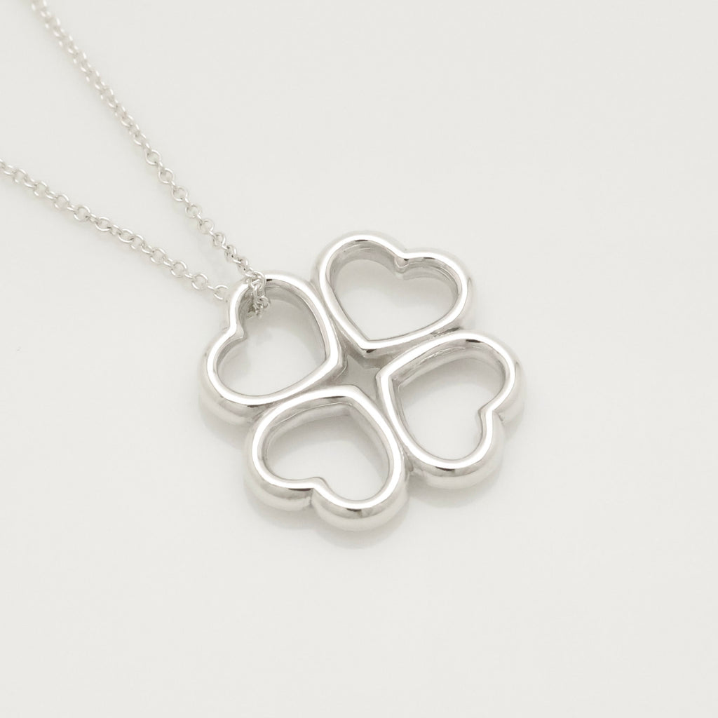 TIFFANY&Co. クローバー ハート ネックレス AG925