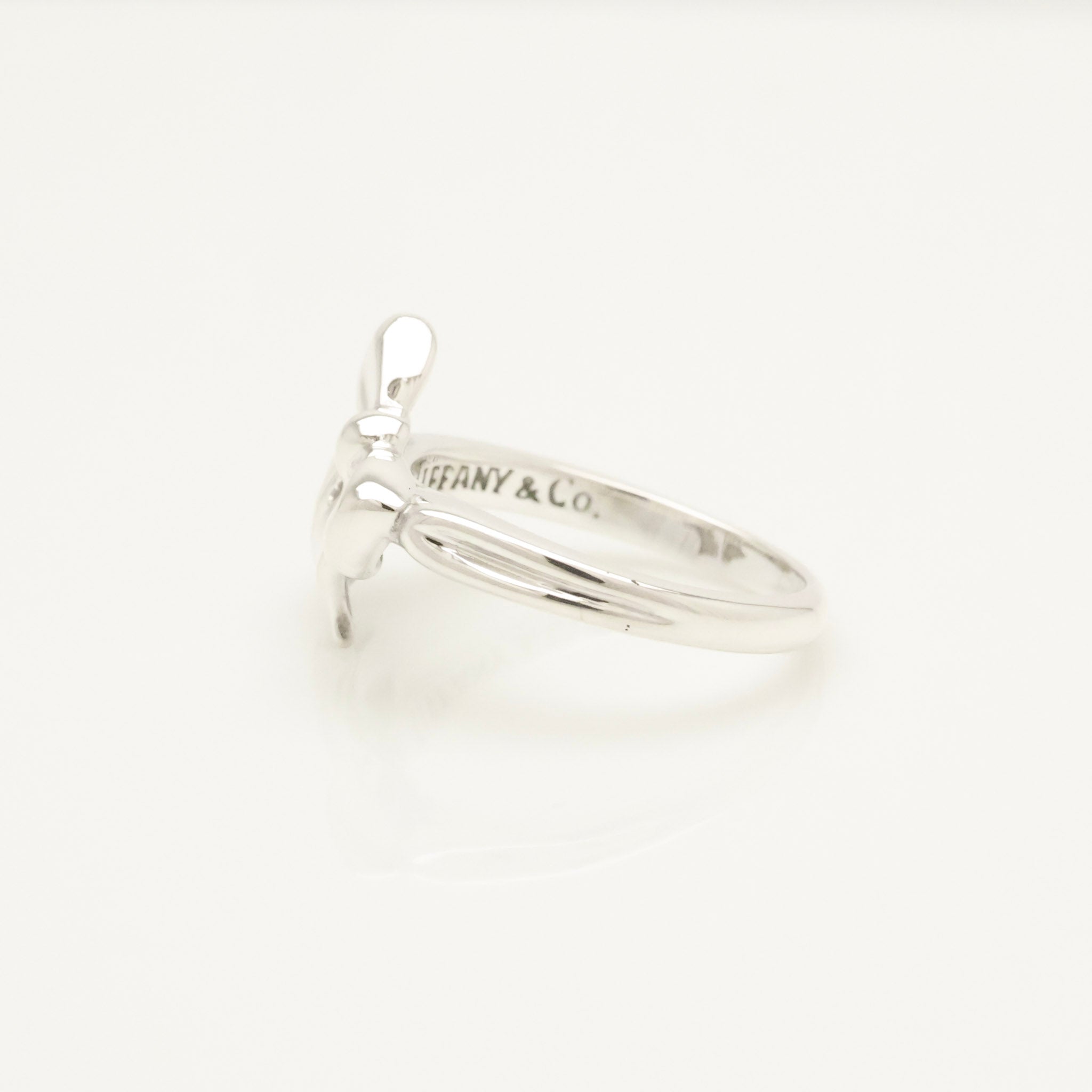 Tiffany & Co. Mini Ribbon Ring Sterling Silver 925
