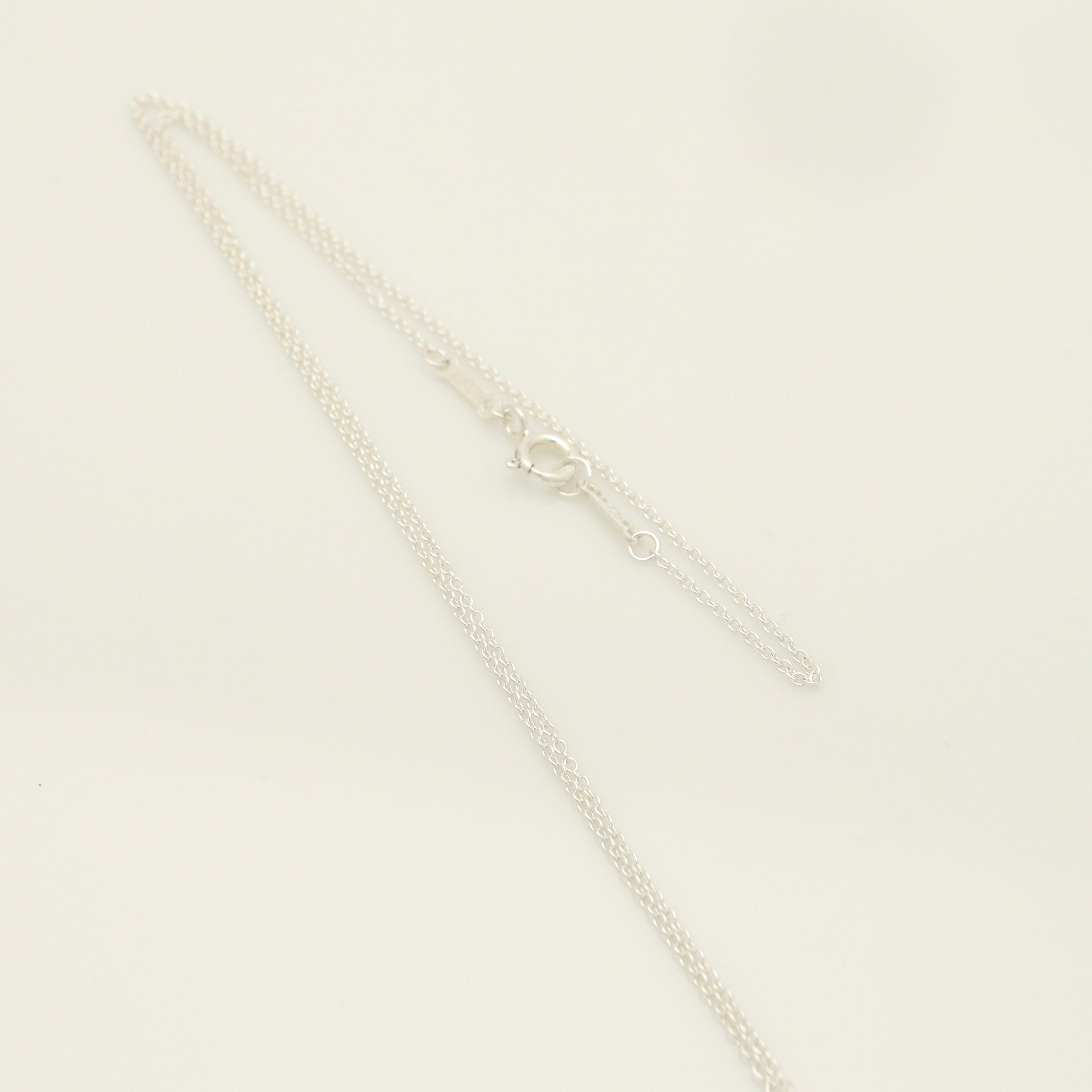 Tiffany & Co. Elsa Peretti Sterling Silver Double Teardrop Pendant Necklace