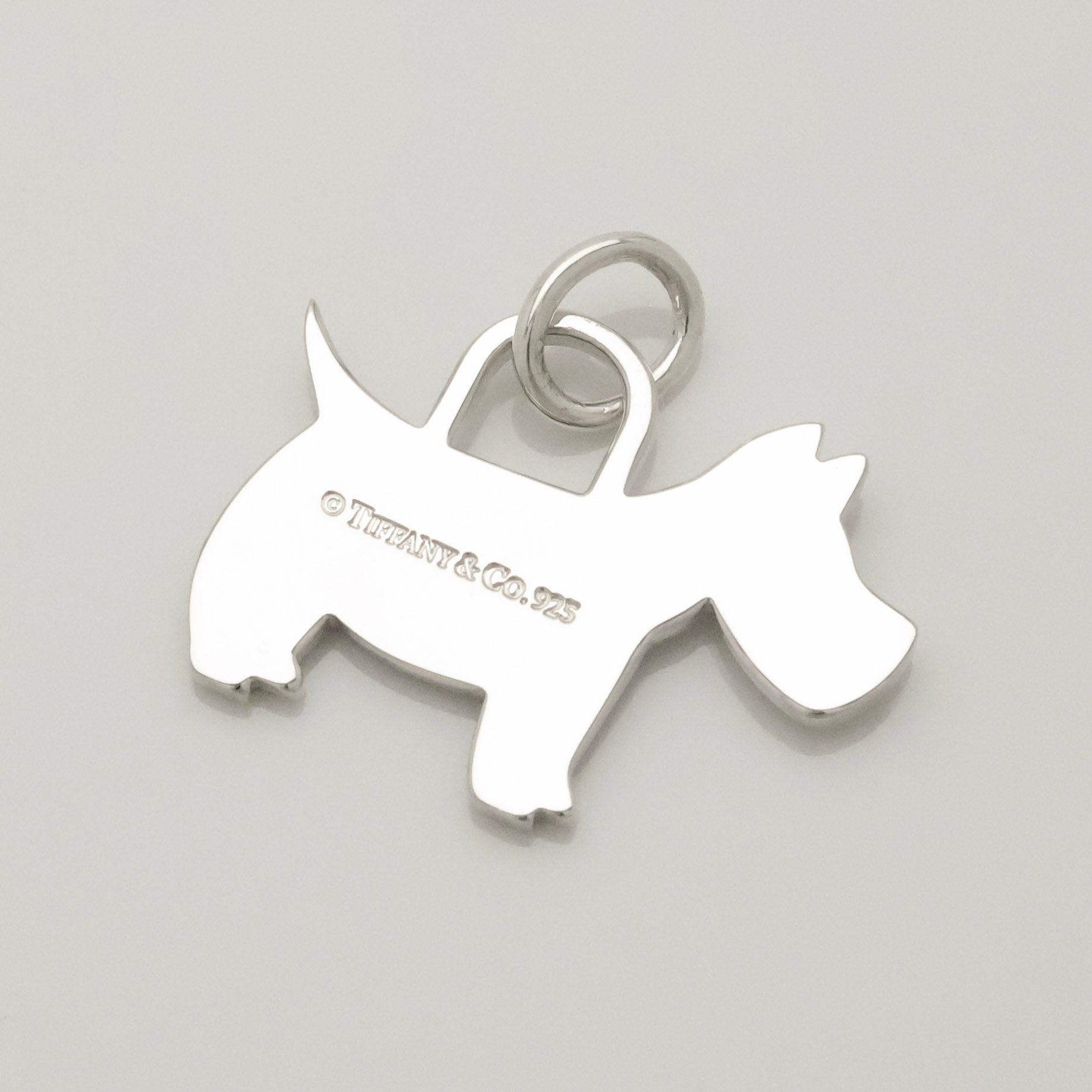 TIFFANY&Co. ドッグ テリア 犬 チャーム AG925