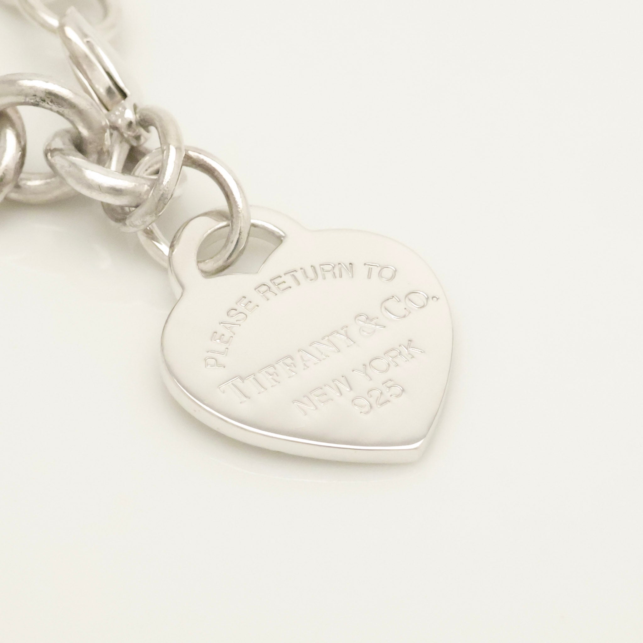 TIFFANY&Co. リターントゥ ティファニー ハート タグ チェーン ブレスレット AG925