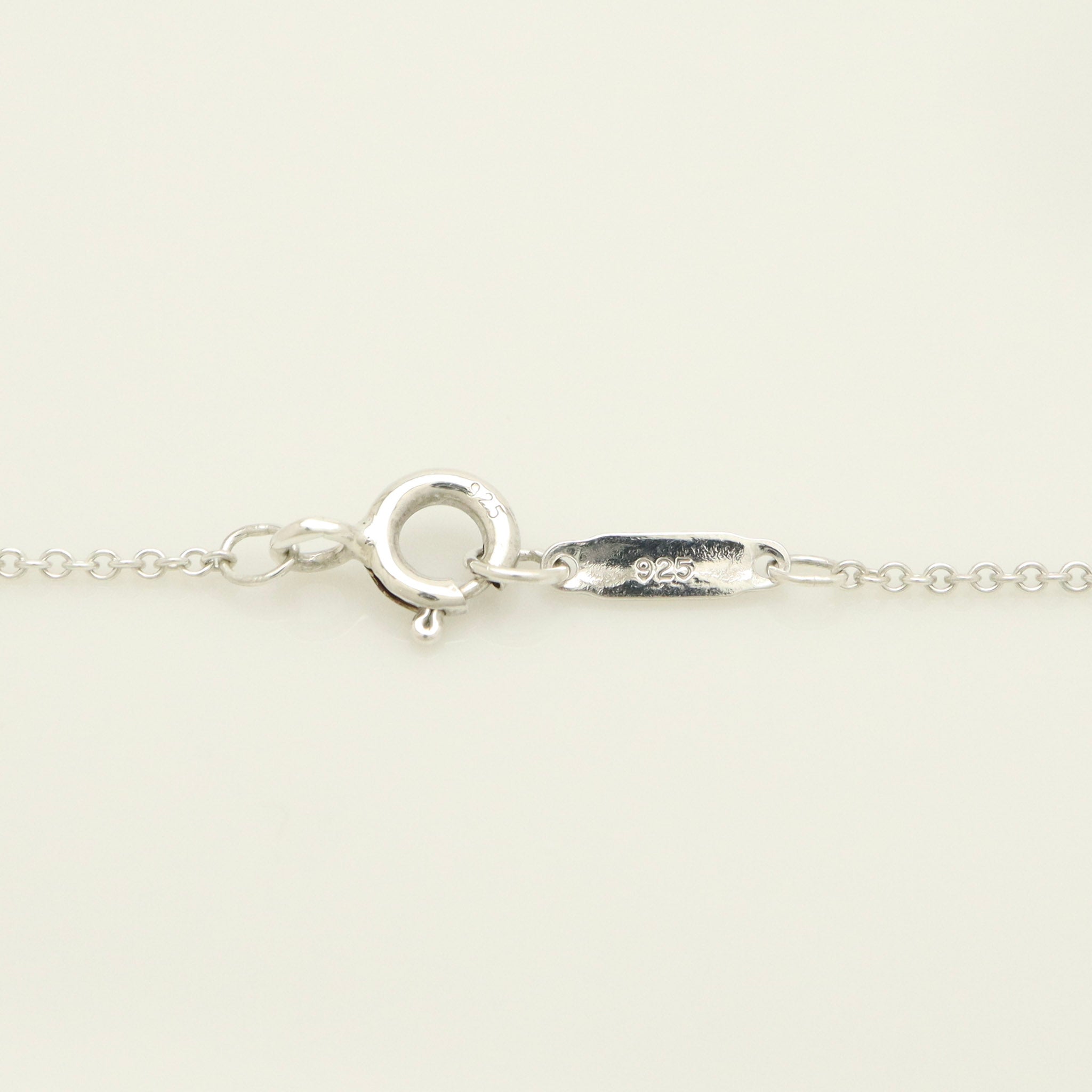 Tiffany & Co. Round Circle Pendant Necklace Sterling Silver 925