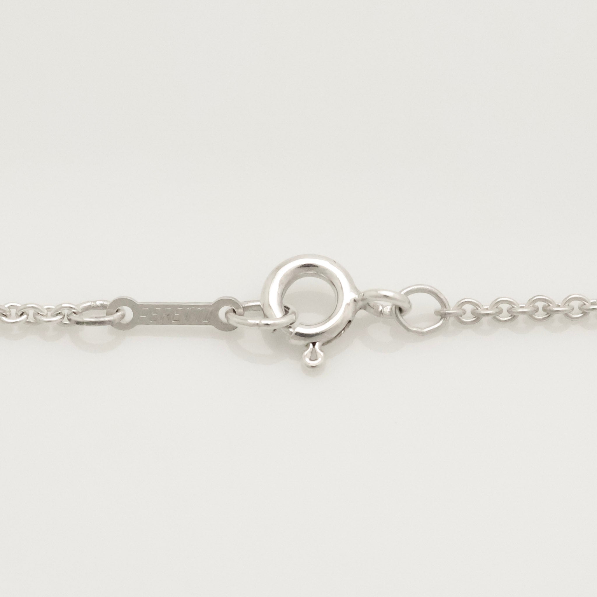  Tiffany & Co. Peretti Large  Bean Necklace  Sterling Silver 925 