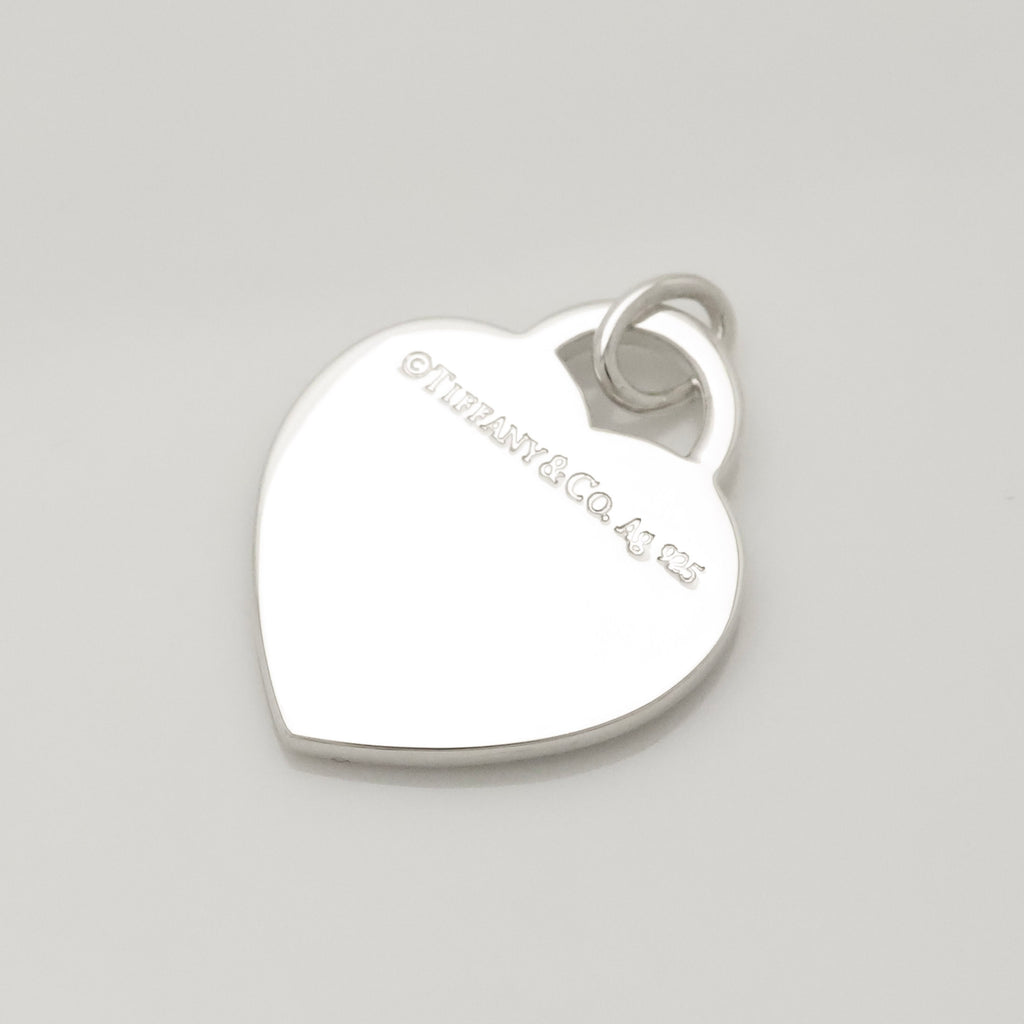 TIFFANY&Co. リターントゥ ティファニー ハート タグ ピンク エナメル チャーム AG925