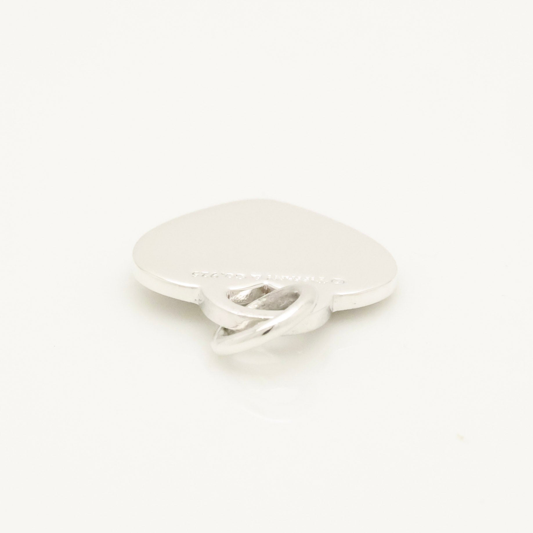 Tiffany & Co. Heart Tag Pendant Charm Sterling Silver 925 