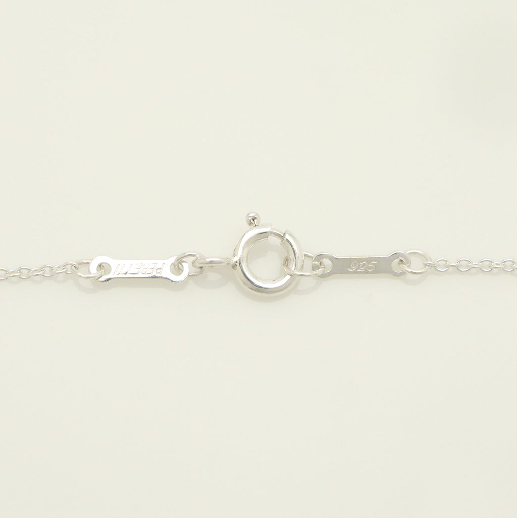 Tiffany & Co. Elsa Peretti Sterling Silver Double Teardrop Pendant Necklace Sterling Silver 925