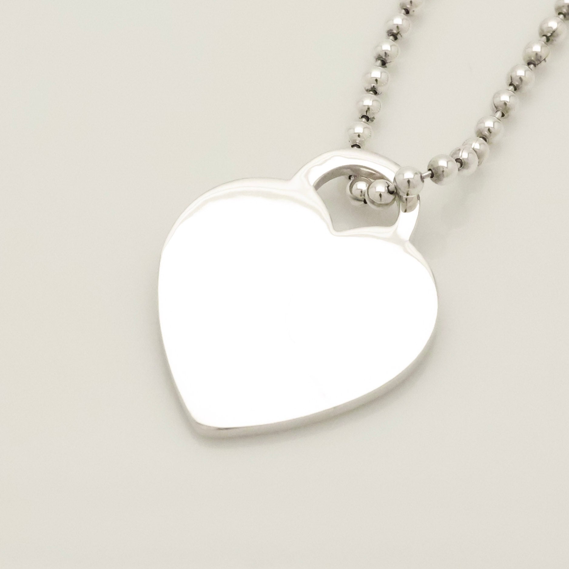 TIFFANY&Co. リターントゥ ティファニー ハート タグ ボール チェーン ネックレス AG925