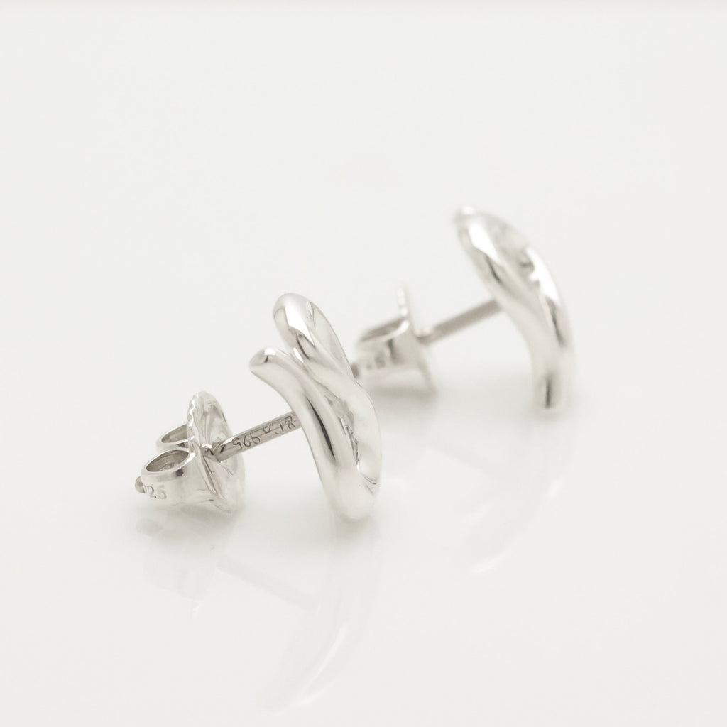 TIFFANY&Co. オープン ウェーブ エルサペレッティ スタッド ピアス AG925