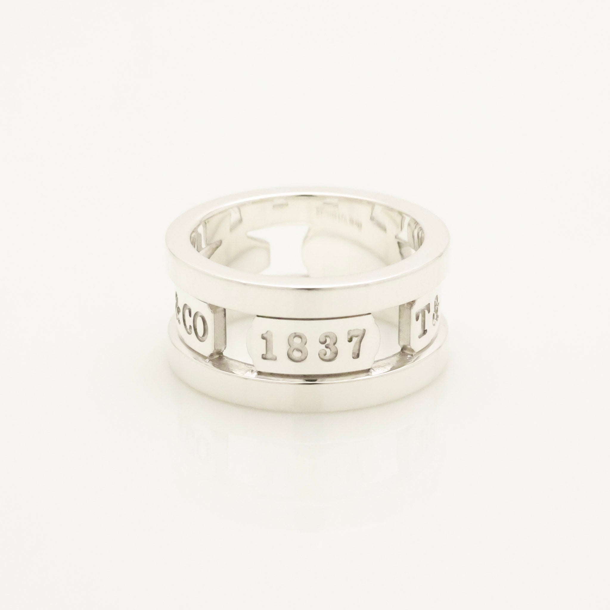 TIFFANY&Co. 1837 エレメント ワイド リング 9.5 号 AG925