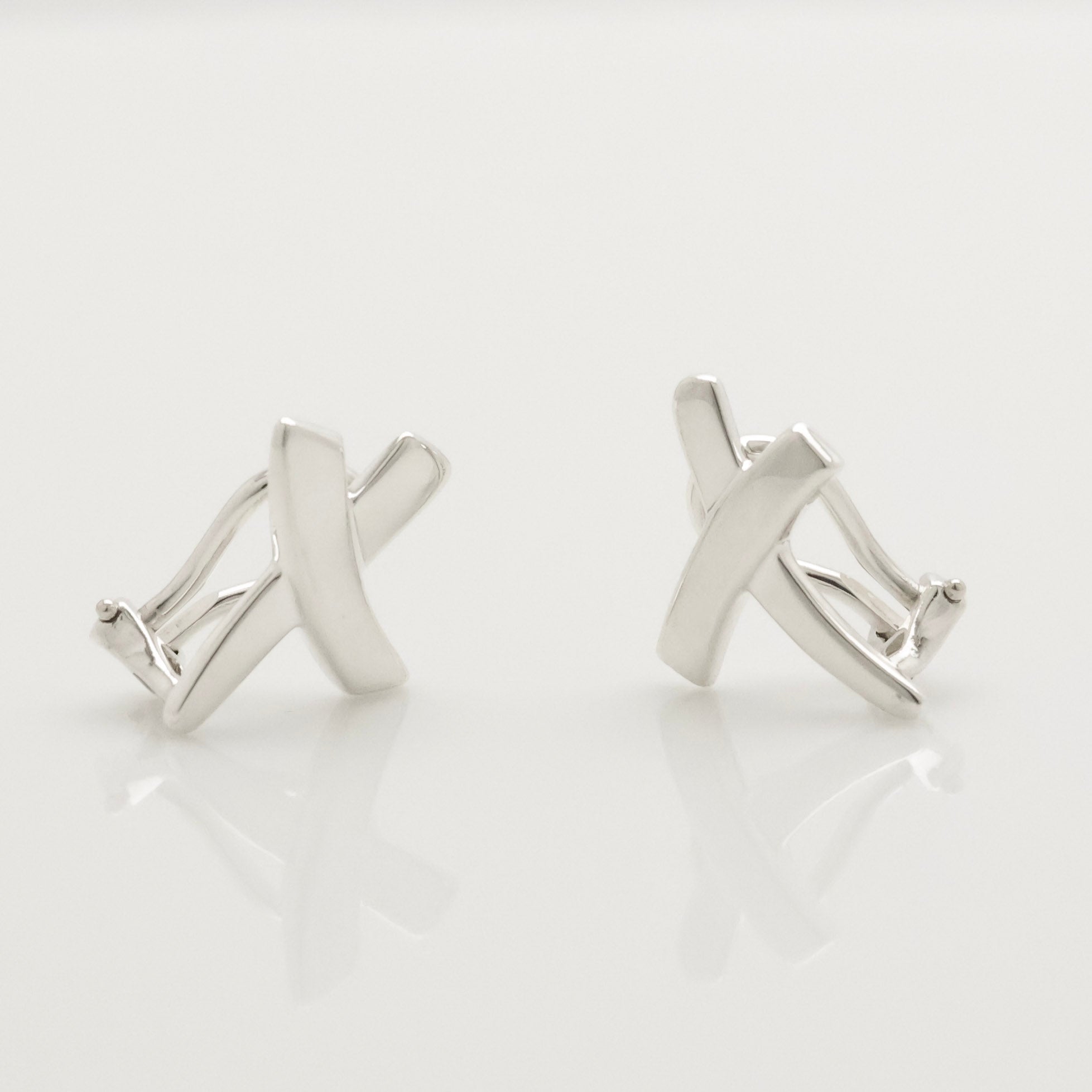 TIFFANY&Co. キス クロス パロマピカソ クリップ イヤリング AG925