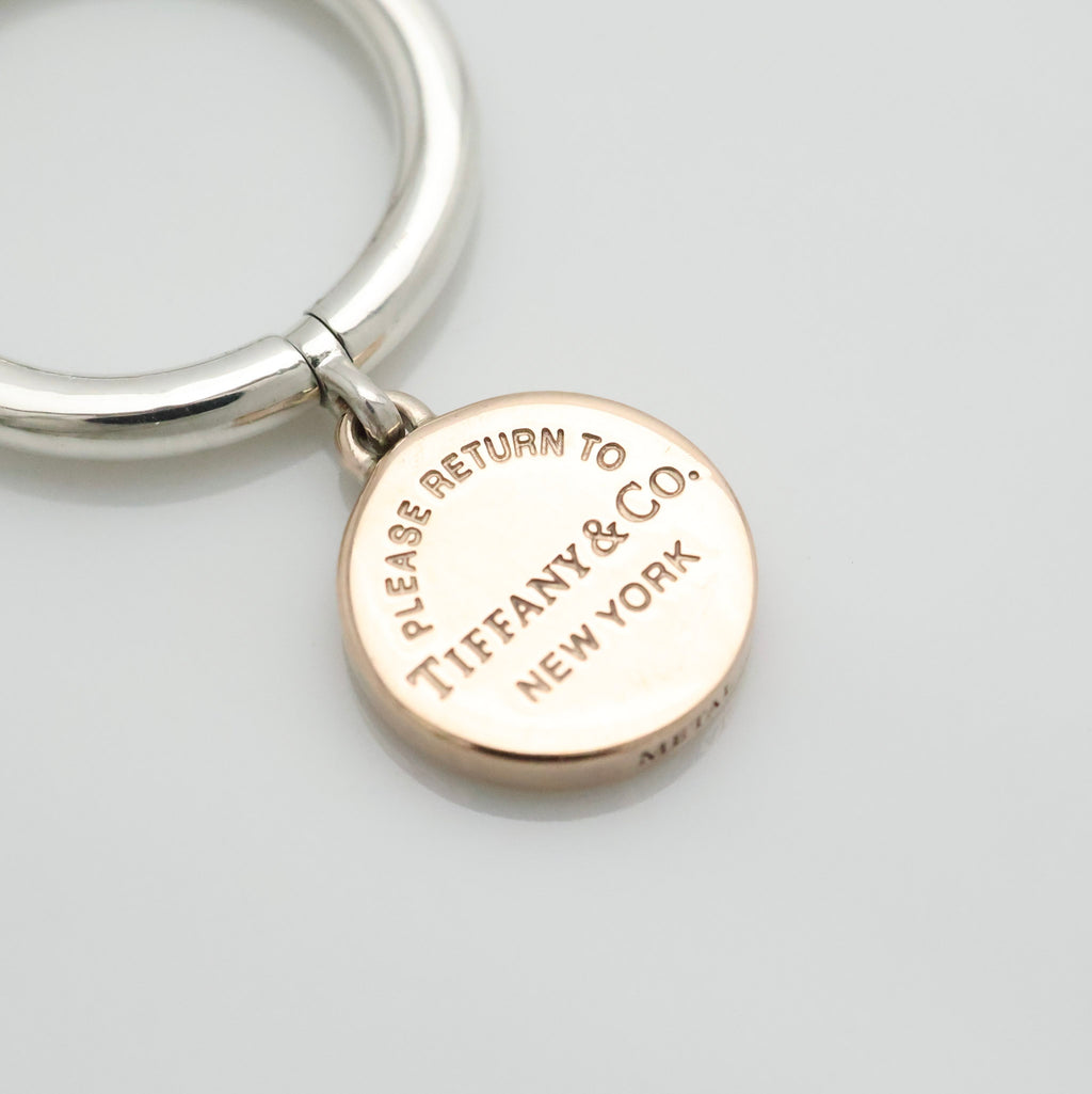TIFFANY&Co. リターントゥ ティファニー ラウンド タグ ルベドメタル リング 7 号 AG925