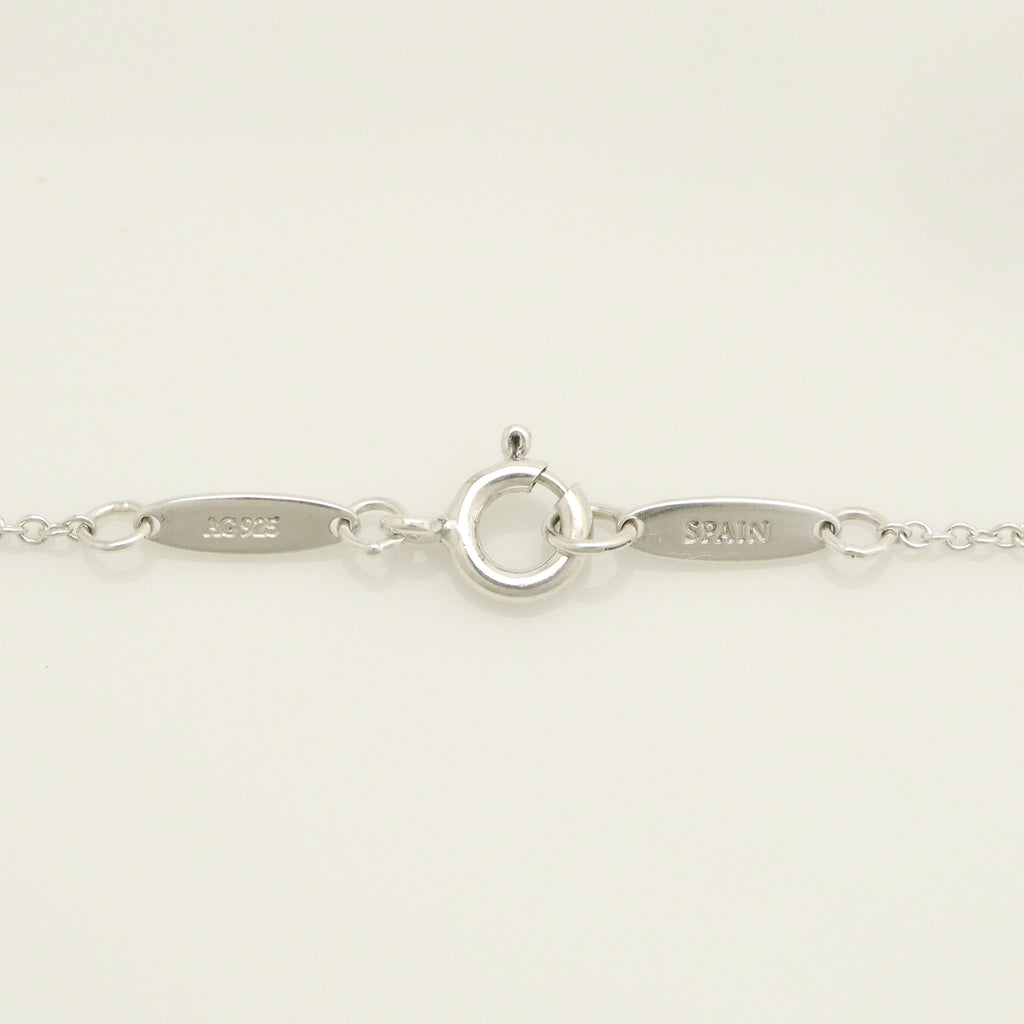 TIFFANY&Co. オープンハート 16mm 2P ダイヤモンド エルサペレッティ ネックレス AG925