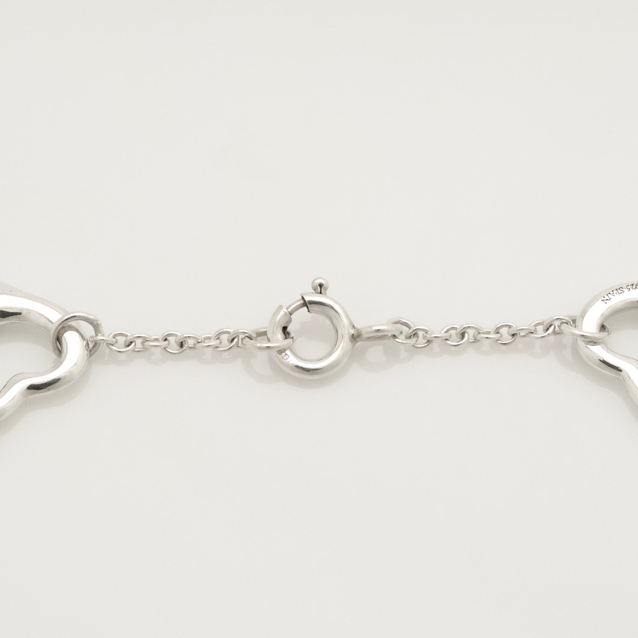TIFFANY&Co. ファイブ トリプル オープンハート エルサペレッティ ブレスレット AG925