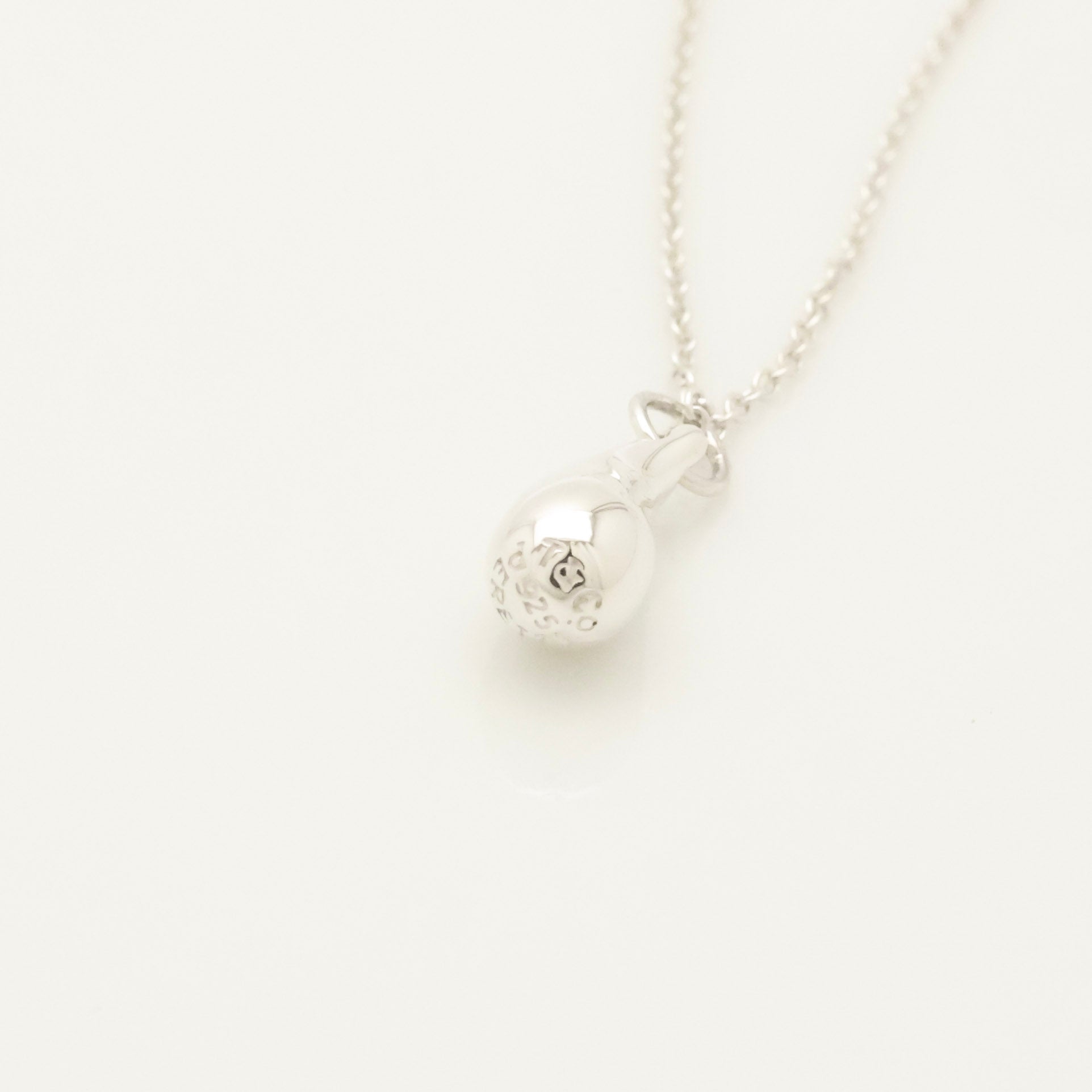 Tiffany & Co. Teardrop Necklace Pendant Sterling Silver 925 