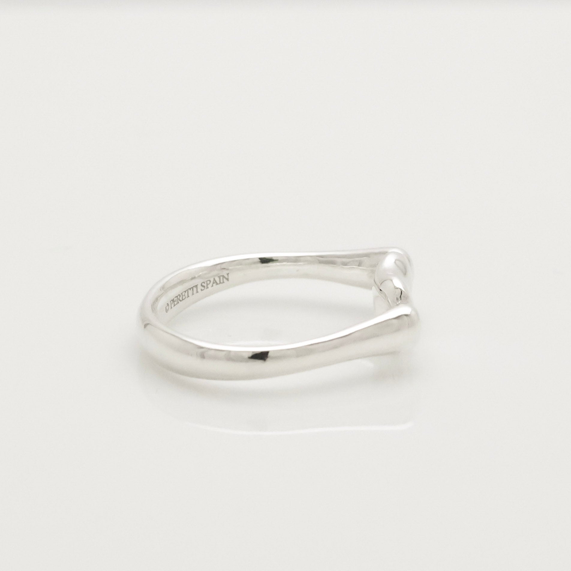 Tiffany & Co. Elsa Peretti Bean Ring Sterling Silver 925 