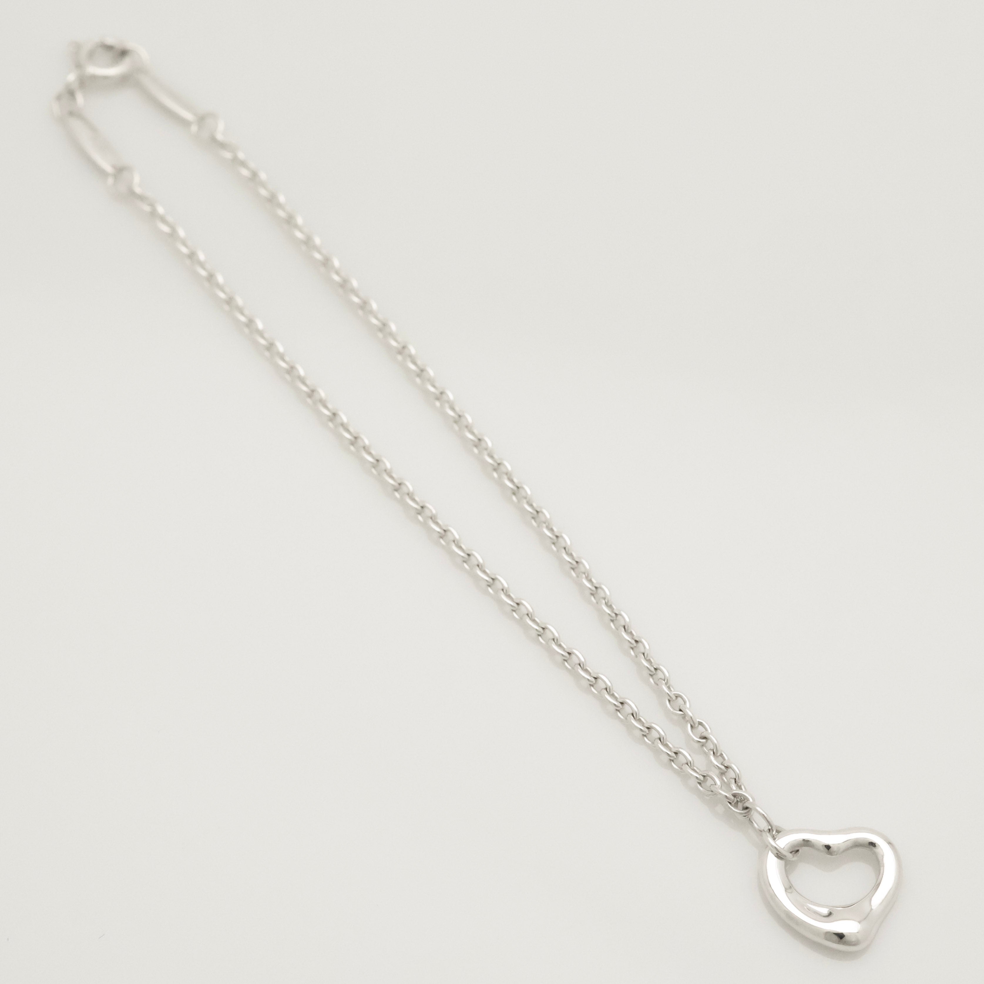 GIFT*TIFFANY&Co. オープンハート エルサペレッティ ブレスレット AG925