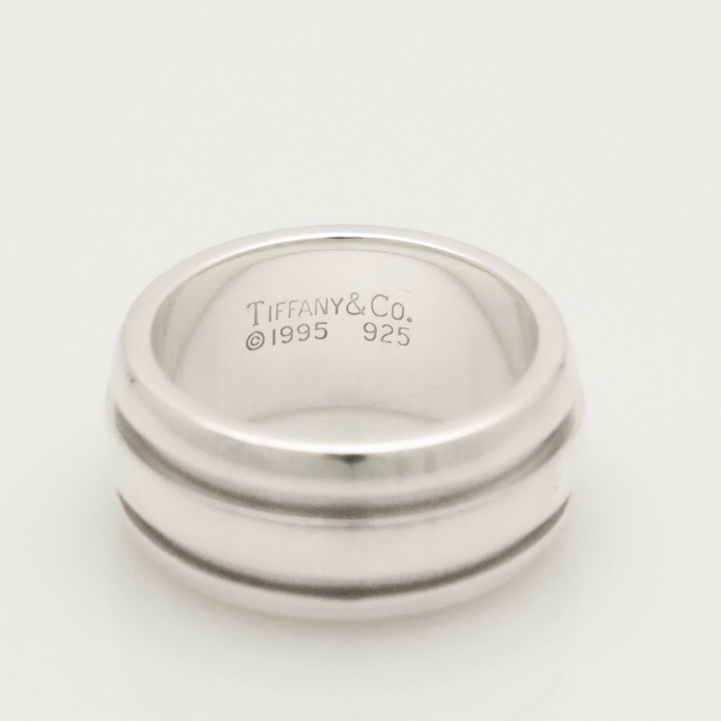 TIFFANY&Co. アトラス グルーブド ダブル ライン リング 10 号 AG925