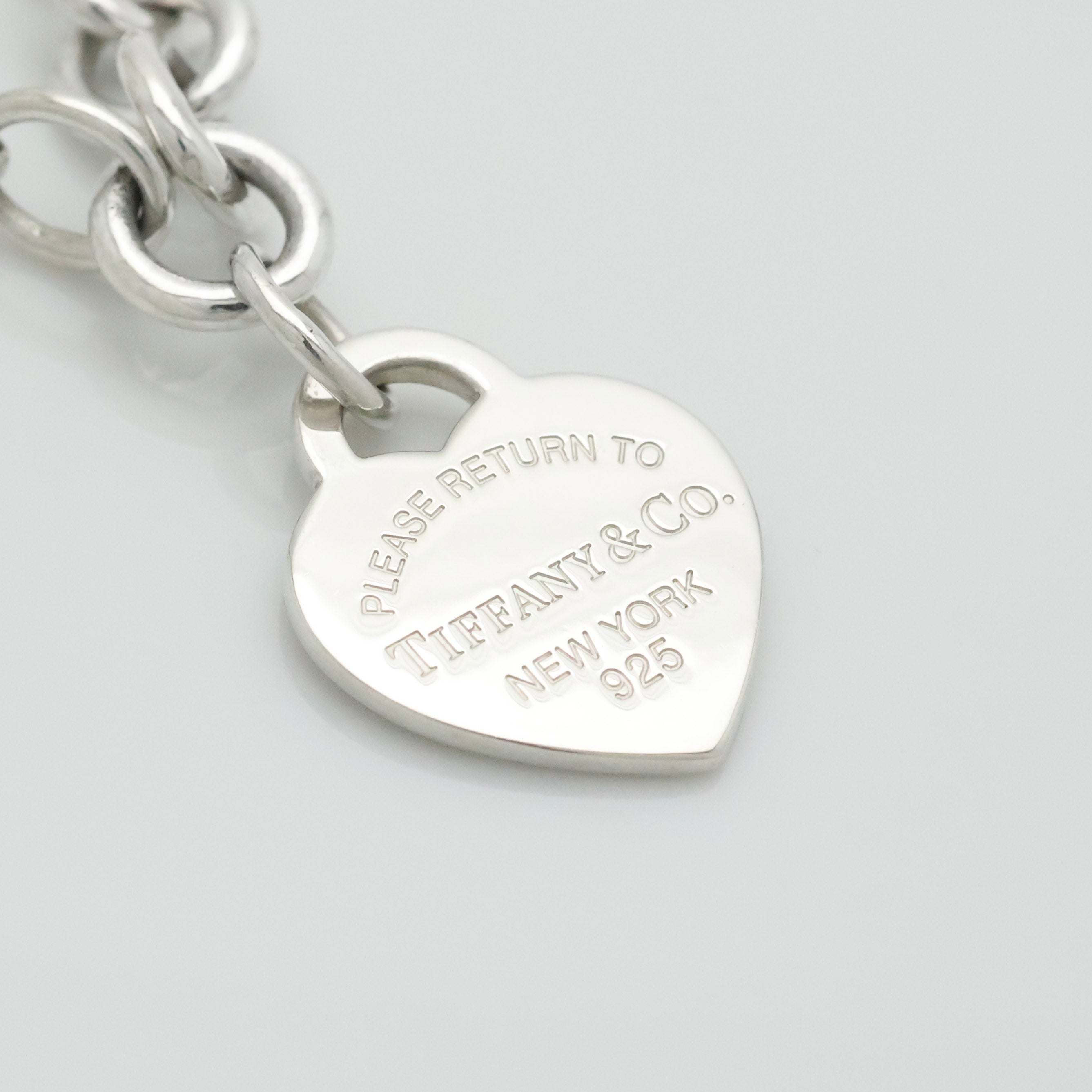 TIFFANY&Co. リターントゥ ティファニー ハート タグ チェーン ブレスレット AG925