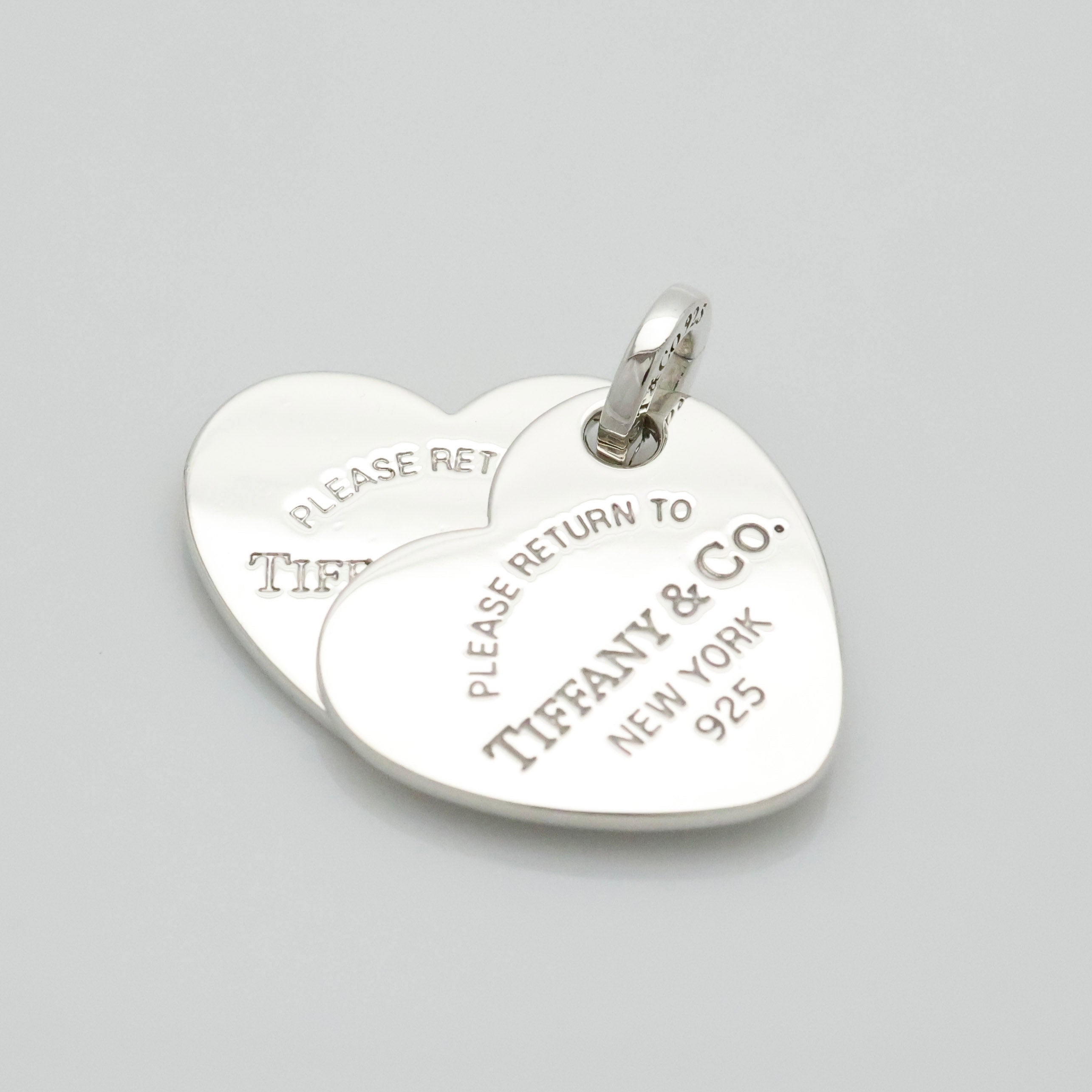 TIFFANY&Co. リターントゥ ティファニー ダブル ハート タグ チャーム AG925