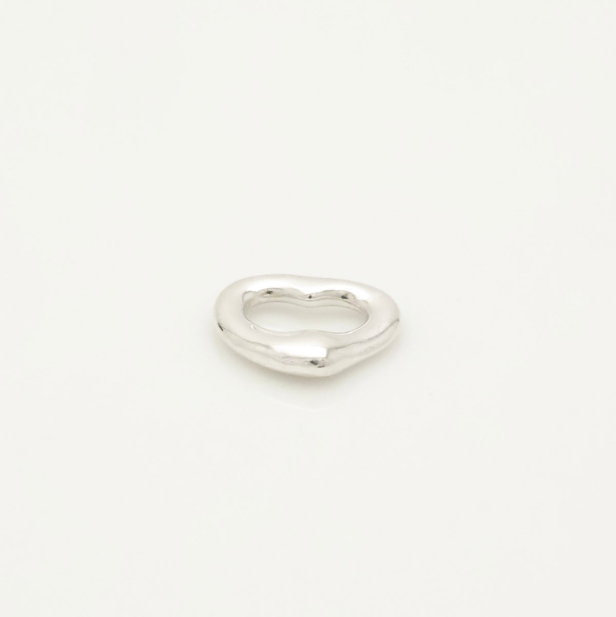  Tiffany & Co. Peretti Open Heart 11mm Pendant Charm Sterling Silver 925 