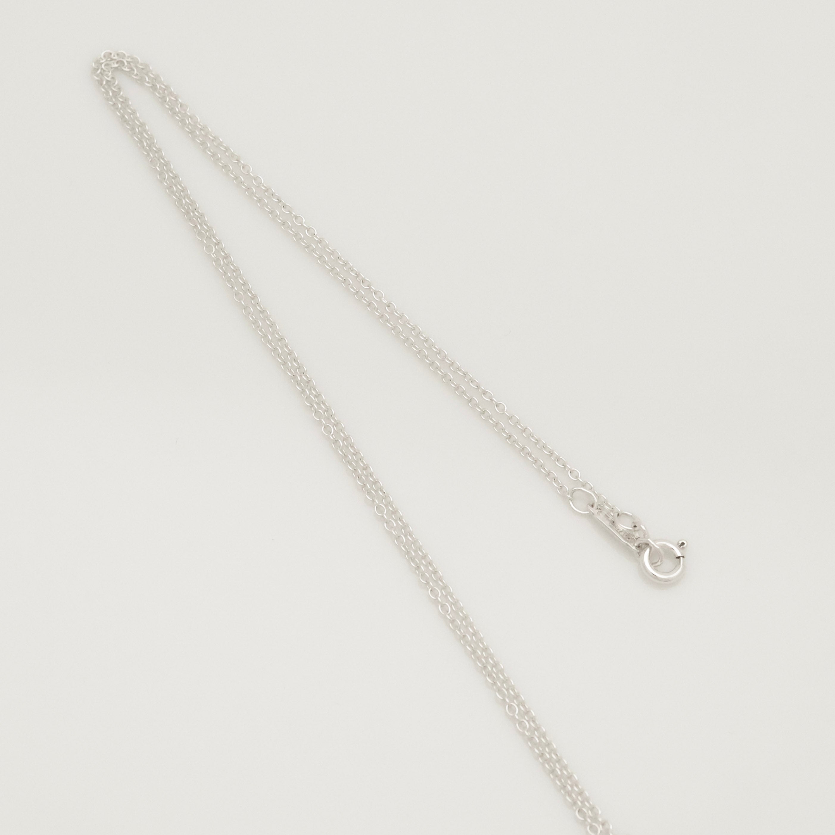 Tiffany & Co. Notes New York XL Large Wavy Round Circle Necklace Sterling Silver 925
