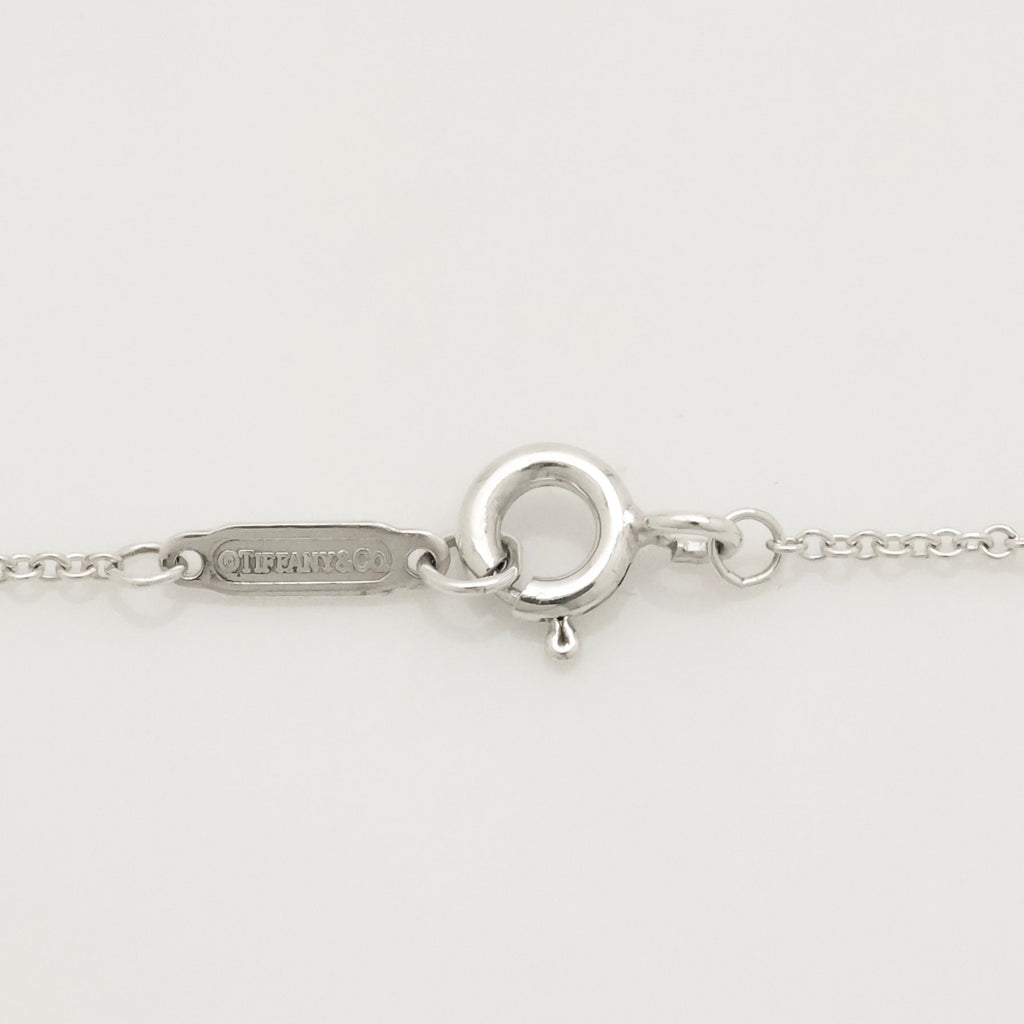 TIFFANY&Co. ハート ロック ブルーエナメル ネックレス AG925