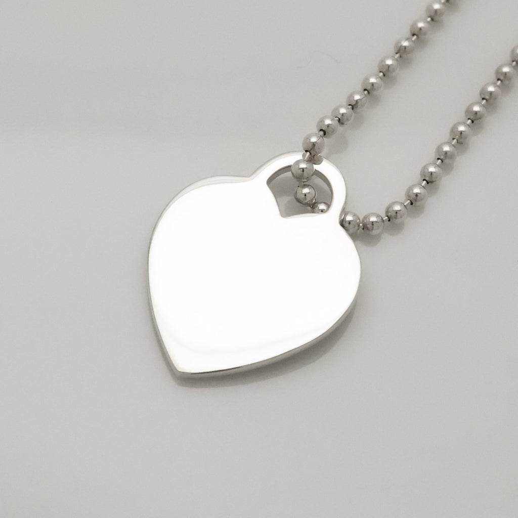 TIFFANY&Co. リターントゥ ティファニー ハート タグ ボール チェーン ネックレス AG925