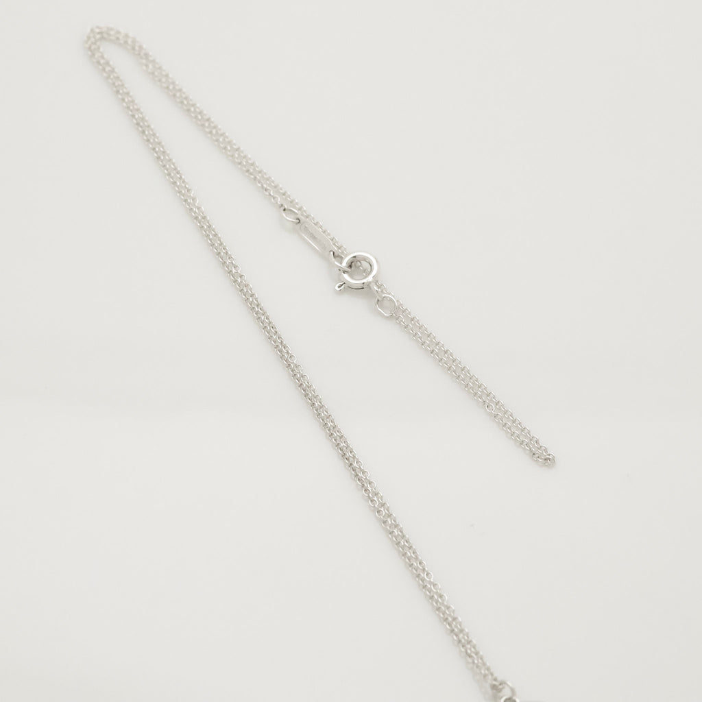 Tiffany & Co. Lifesaver Float Fish Silver Necklace Sterling Silver 925