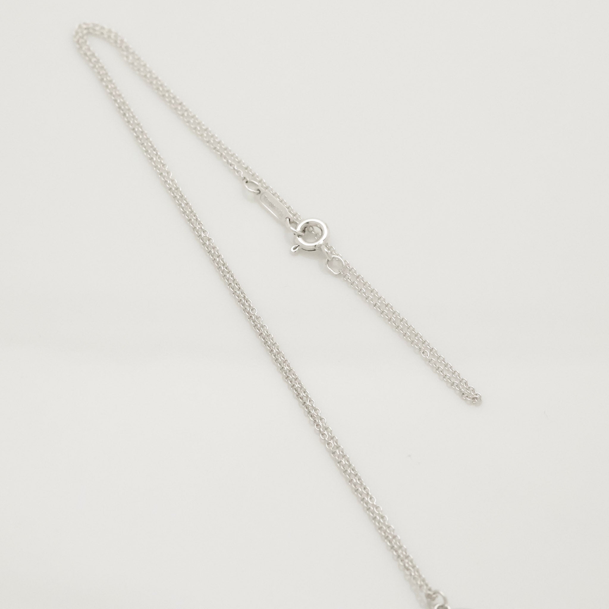 Tiffany & Co. Lifesaver Float Fish Silver Necklace Sterling Silver 925