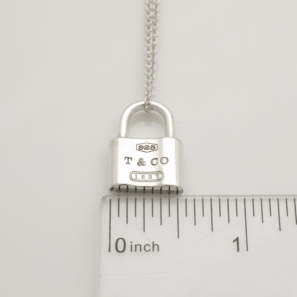 TIFFANY&Co. 1837 カデナ ロック チャーム ネックレス AG925