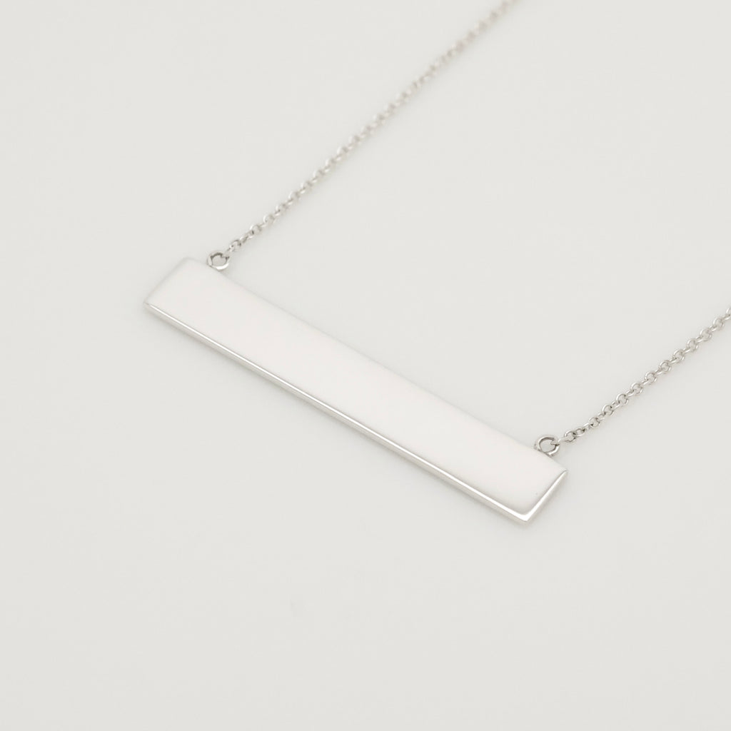 Tiffany & Co. Picasso Loving Heart Bar Necklace Sterling Silver 925