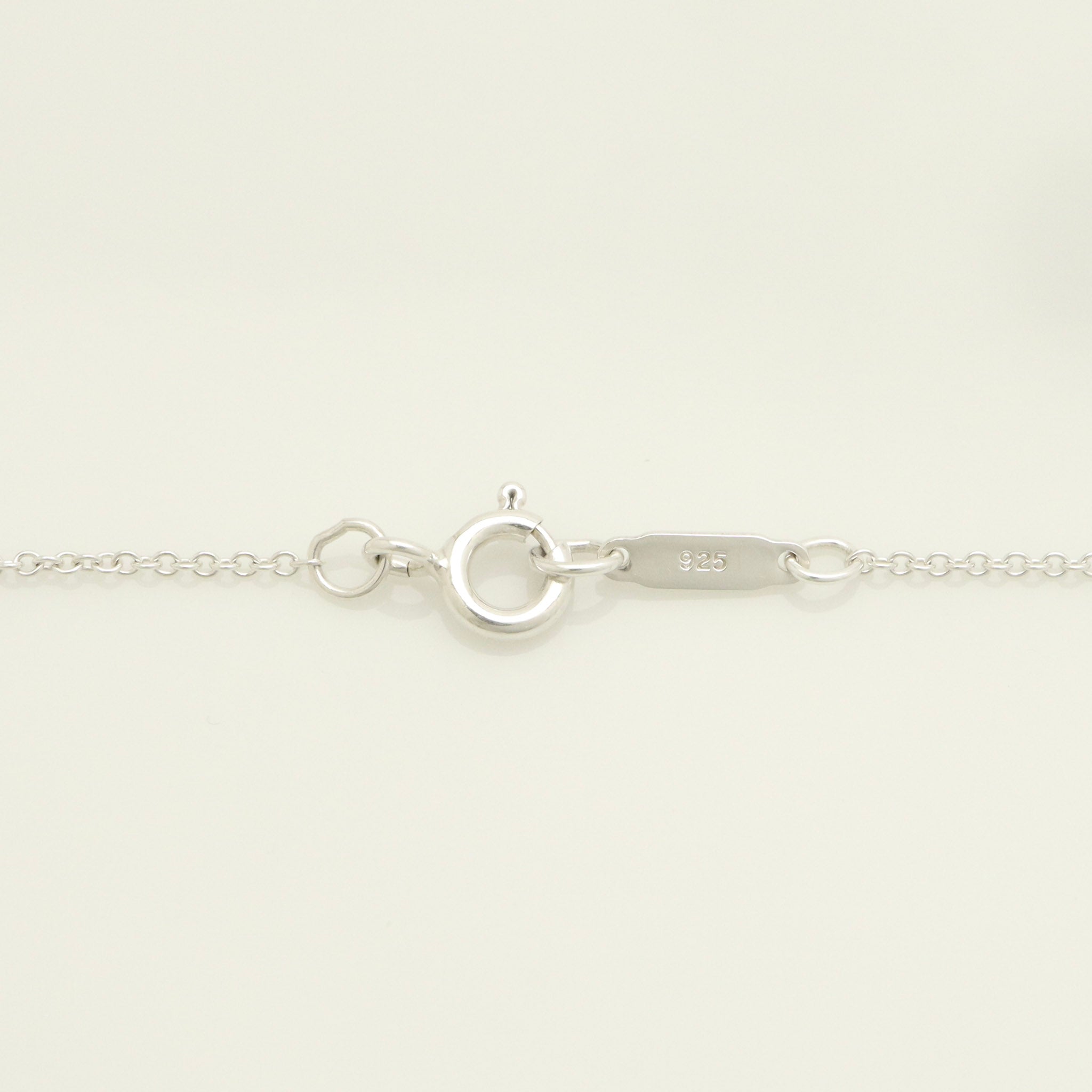  Tiffany & Co. Picasso Groove Cross Necklace Sterling Silver 925 