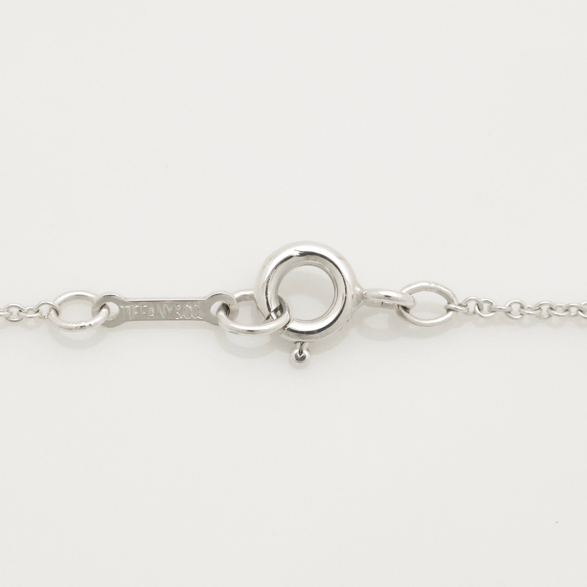  Tiffany & Co. Peretti Large  Bean Necklace  Sterling Silver 925 