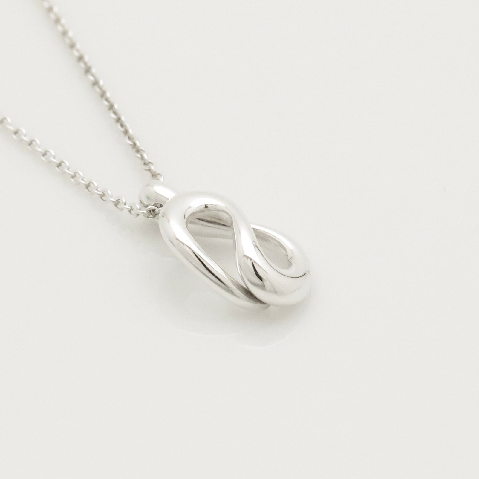 Tiffany & Co. Puff Heart Pendant Necklace Sterling Silver 925