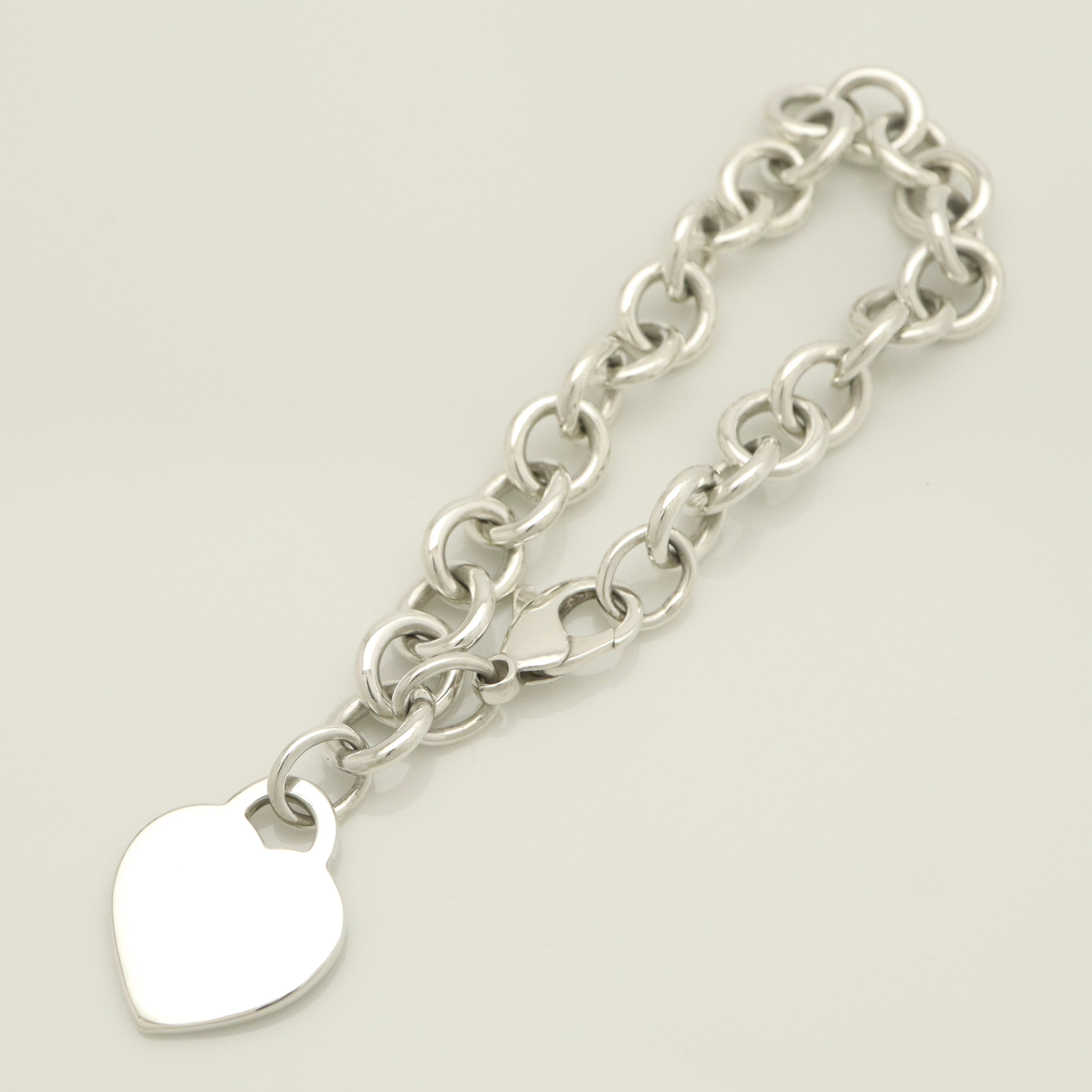 TIFFANY&Co. リターントゥ ティファニー ハート タグ チェーン ブレスレット AG925