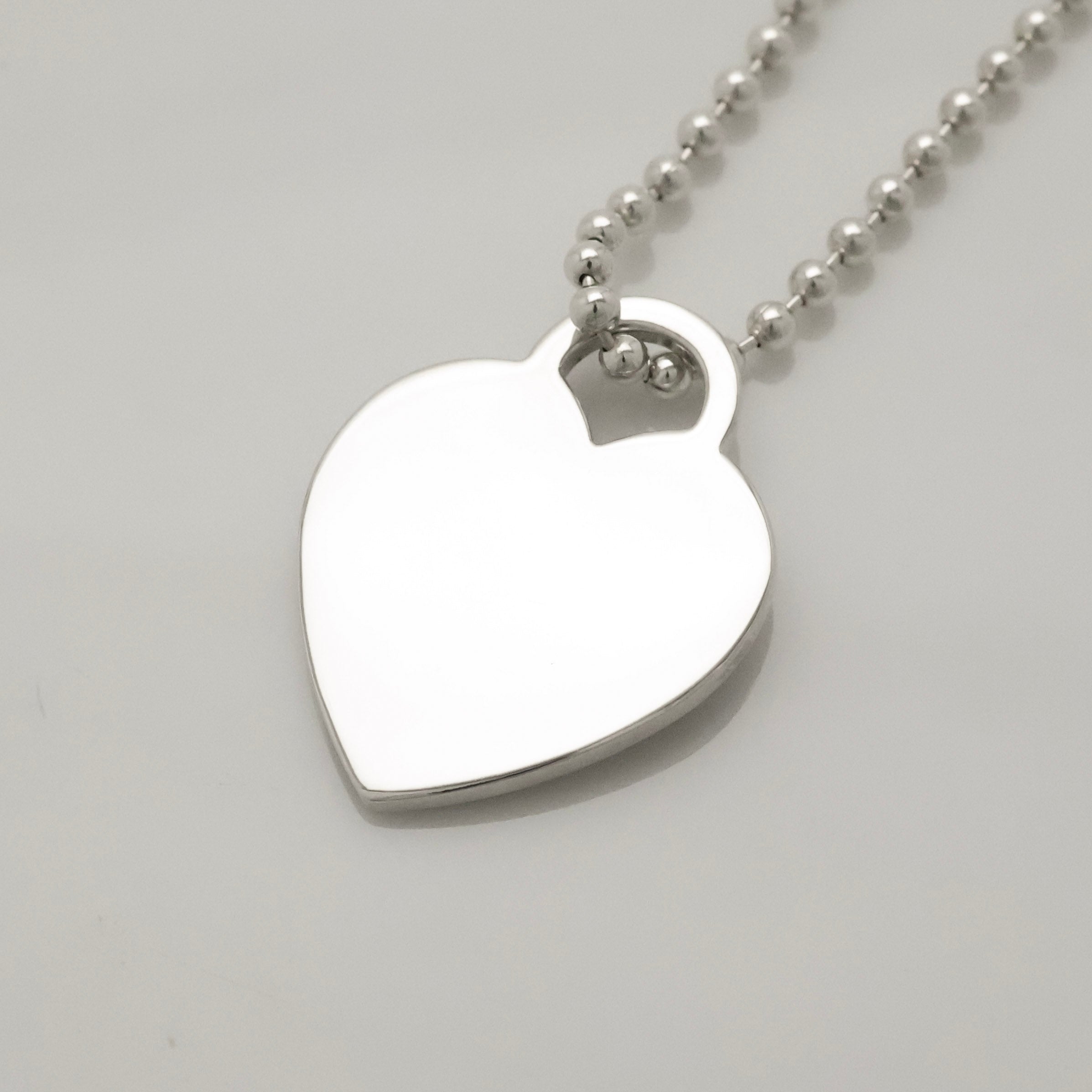 TIFFANY&Co. リターントゥ ティファニー ハート タグ ボール チェーン ネックレス AG925